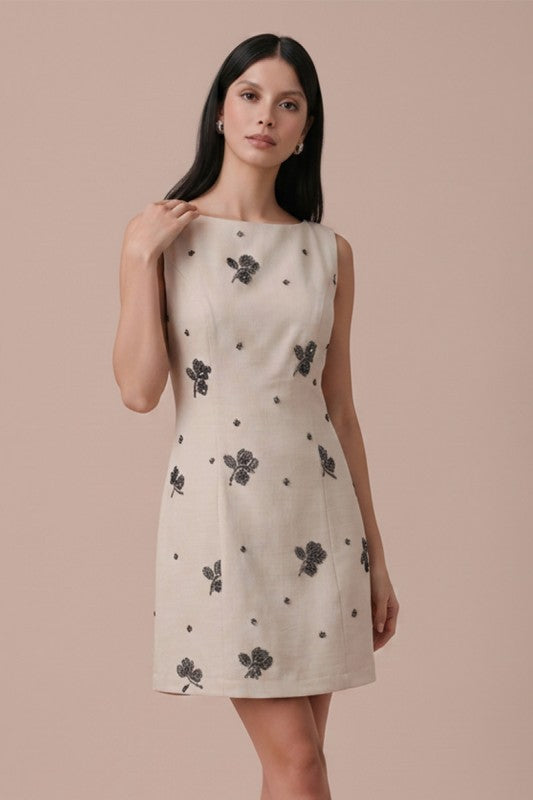 Laura Beaded Mini Dress