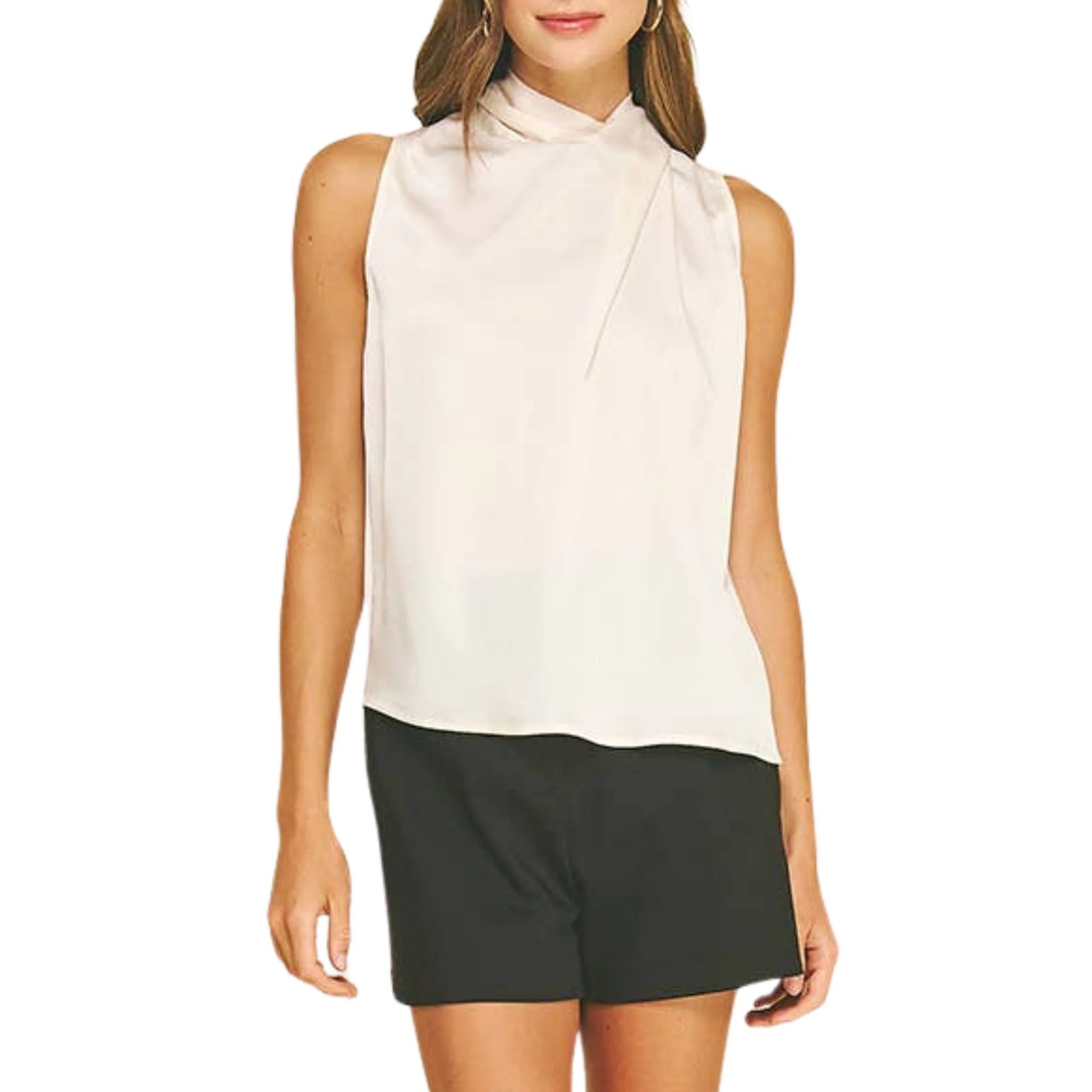 Noelle Silky Twist Top