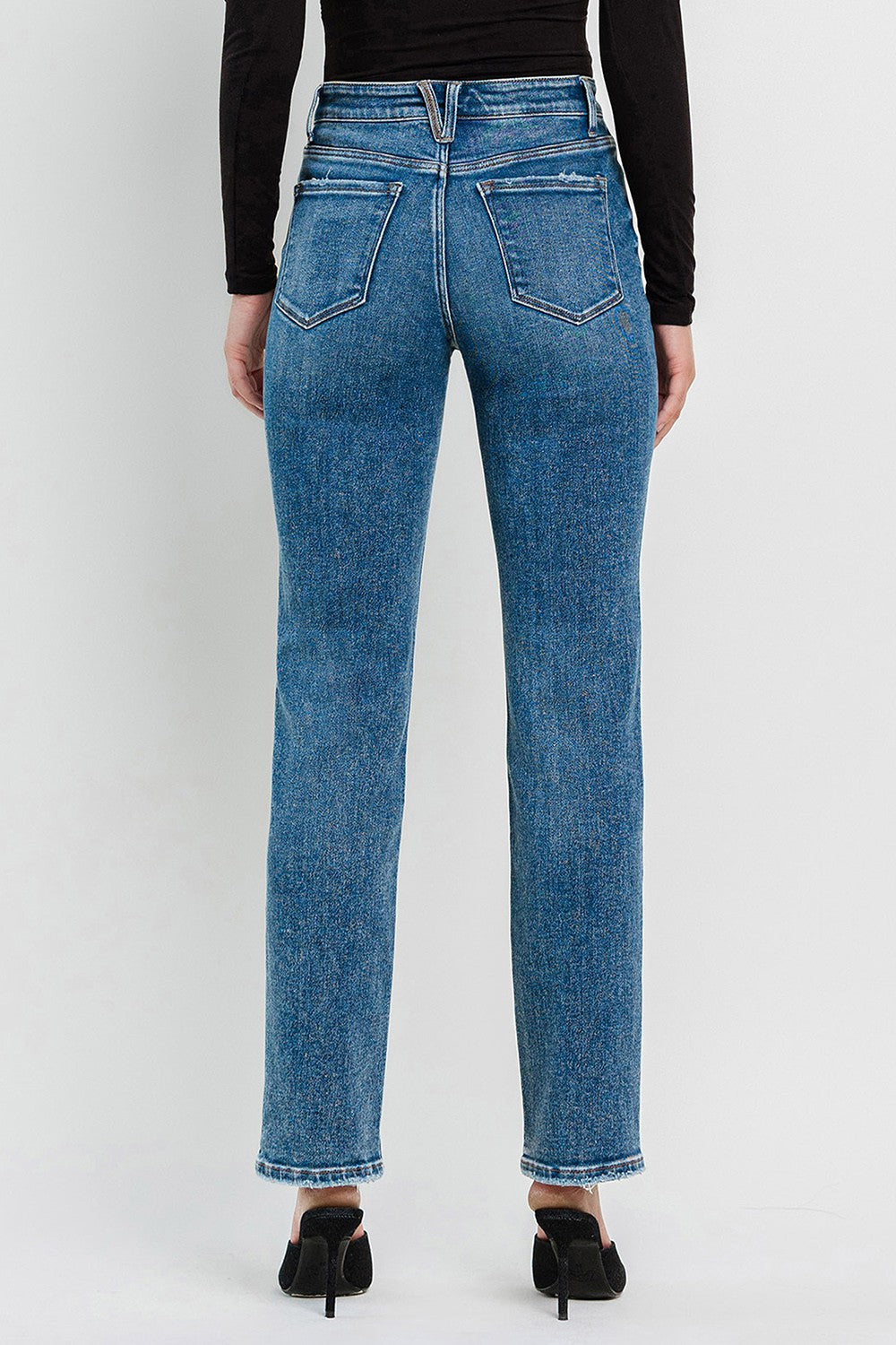 Riley High Rise Straight Jean