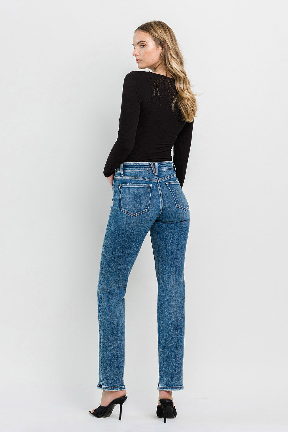 Riley High Rise Straight Jean