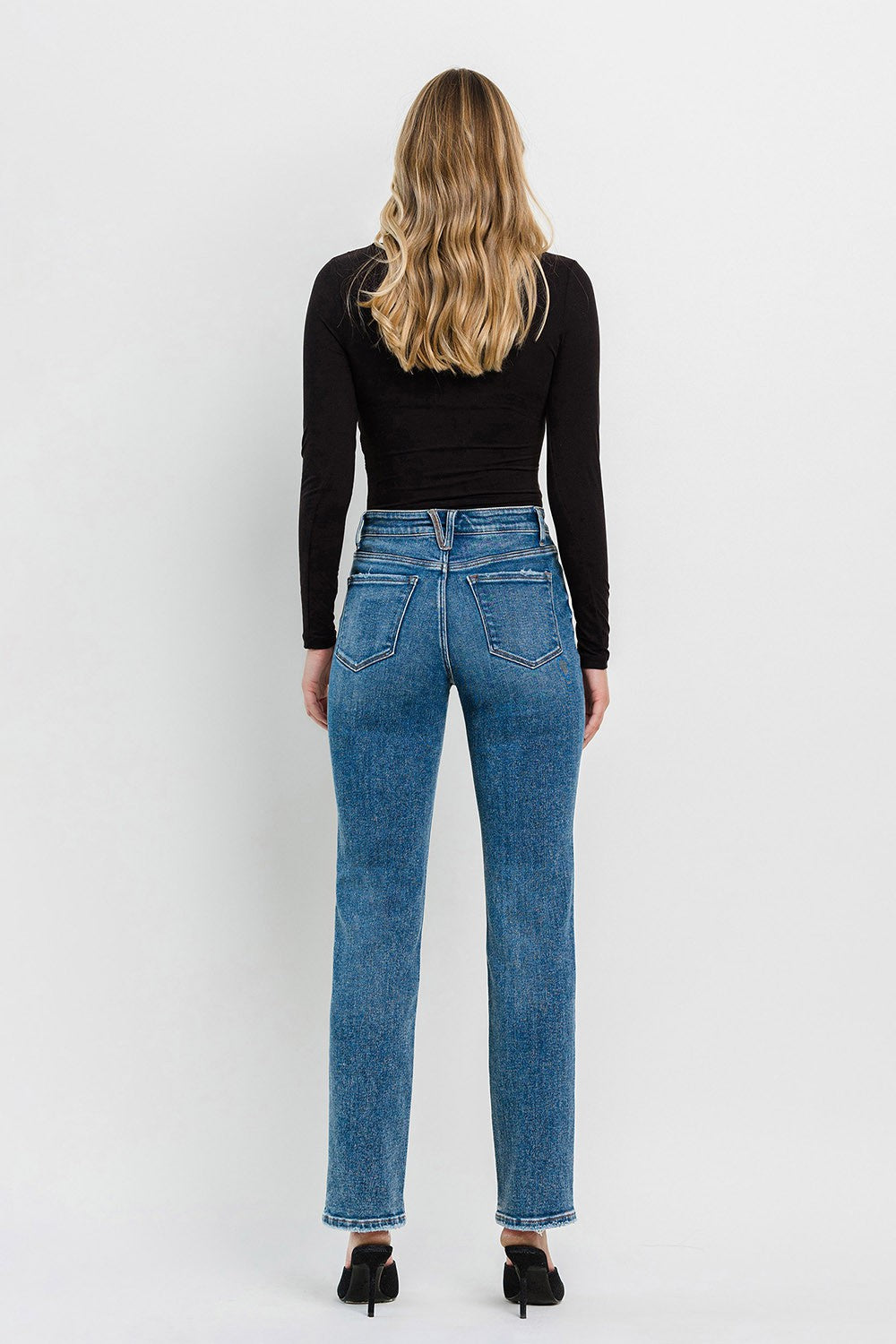 Riley High Rise Straight Jean