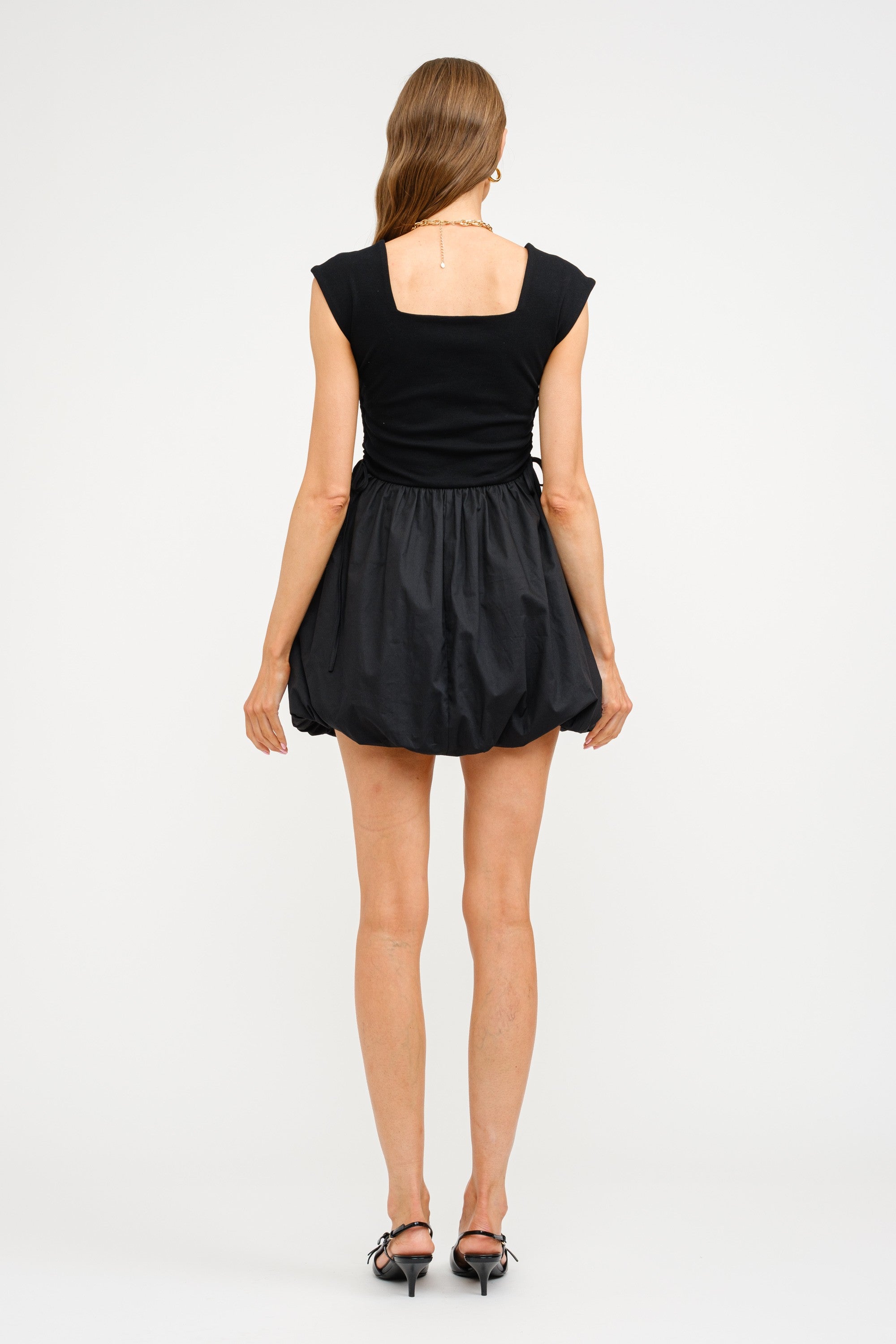 Esme Combination Bubble Mini Dress