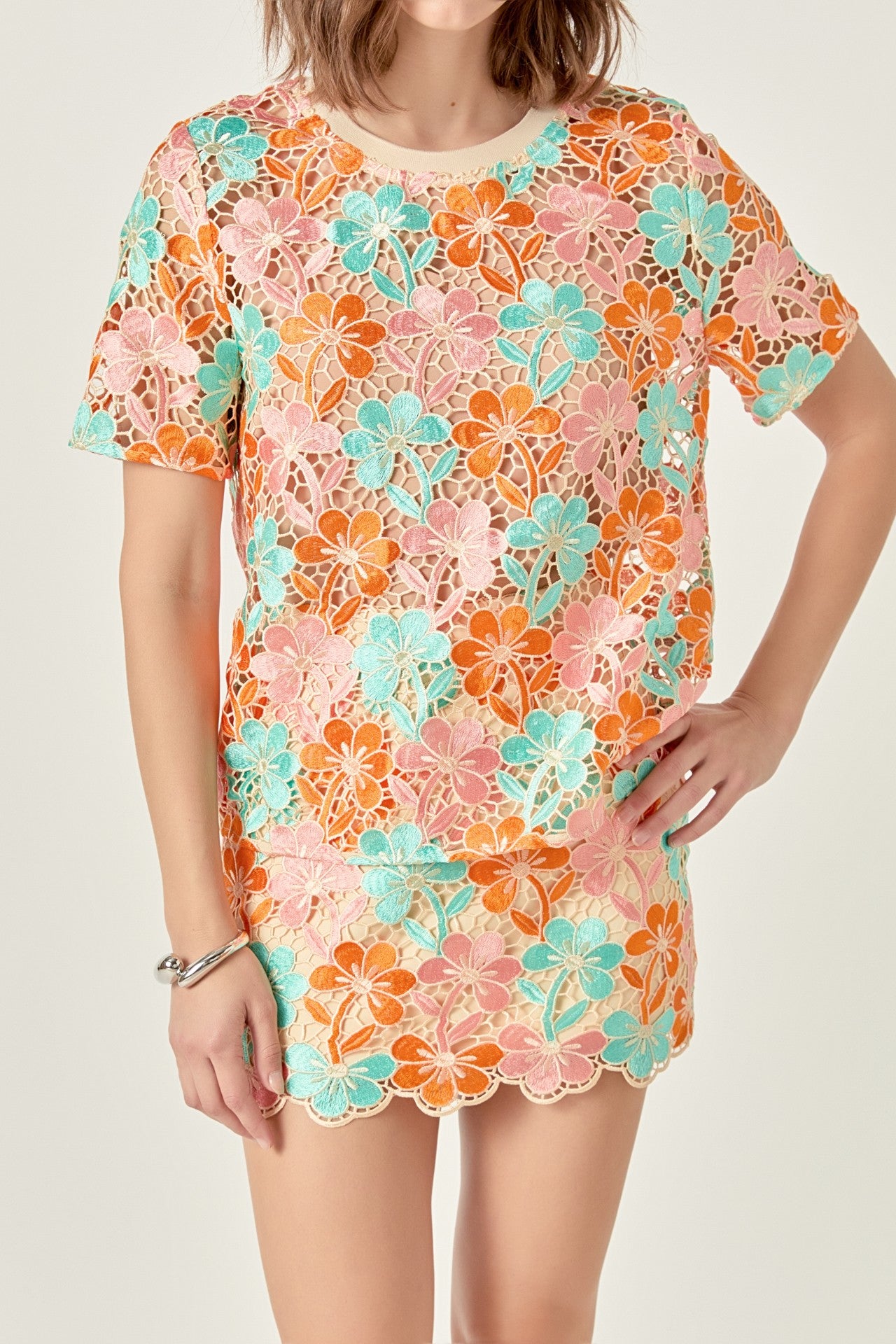 Rio Floral Lace Top