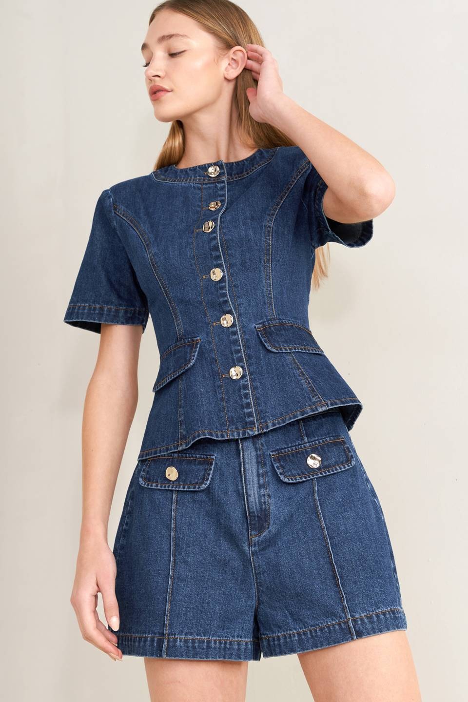Sydney Denim Tailored Shorts