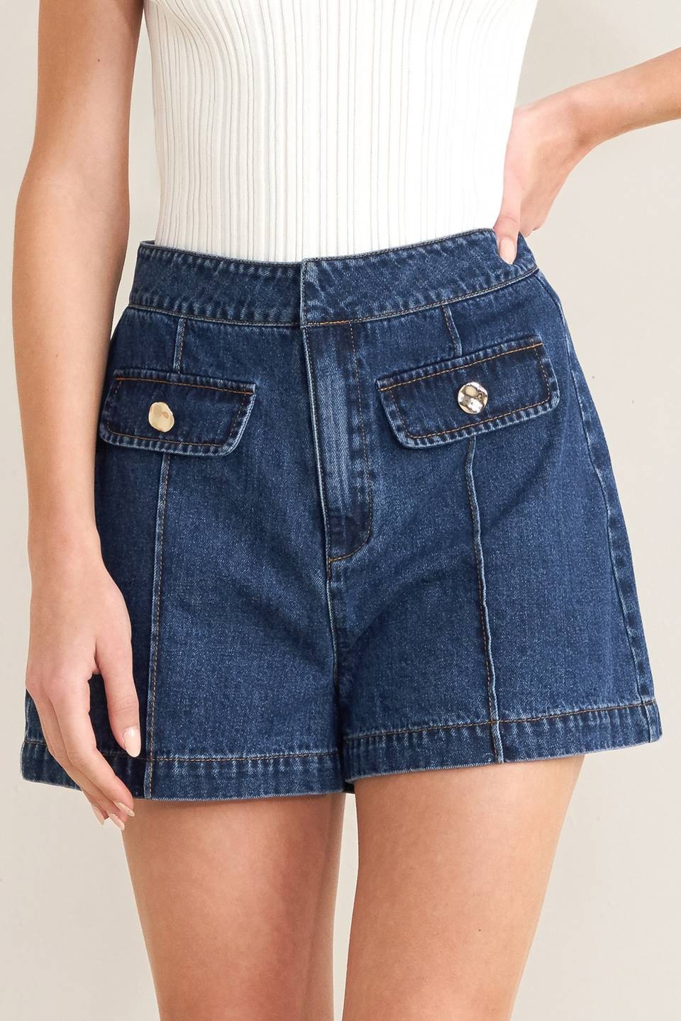 Sydney Denim Tailored Shorts