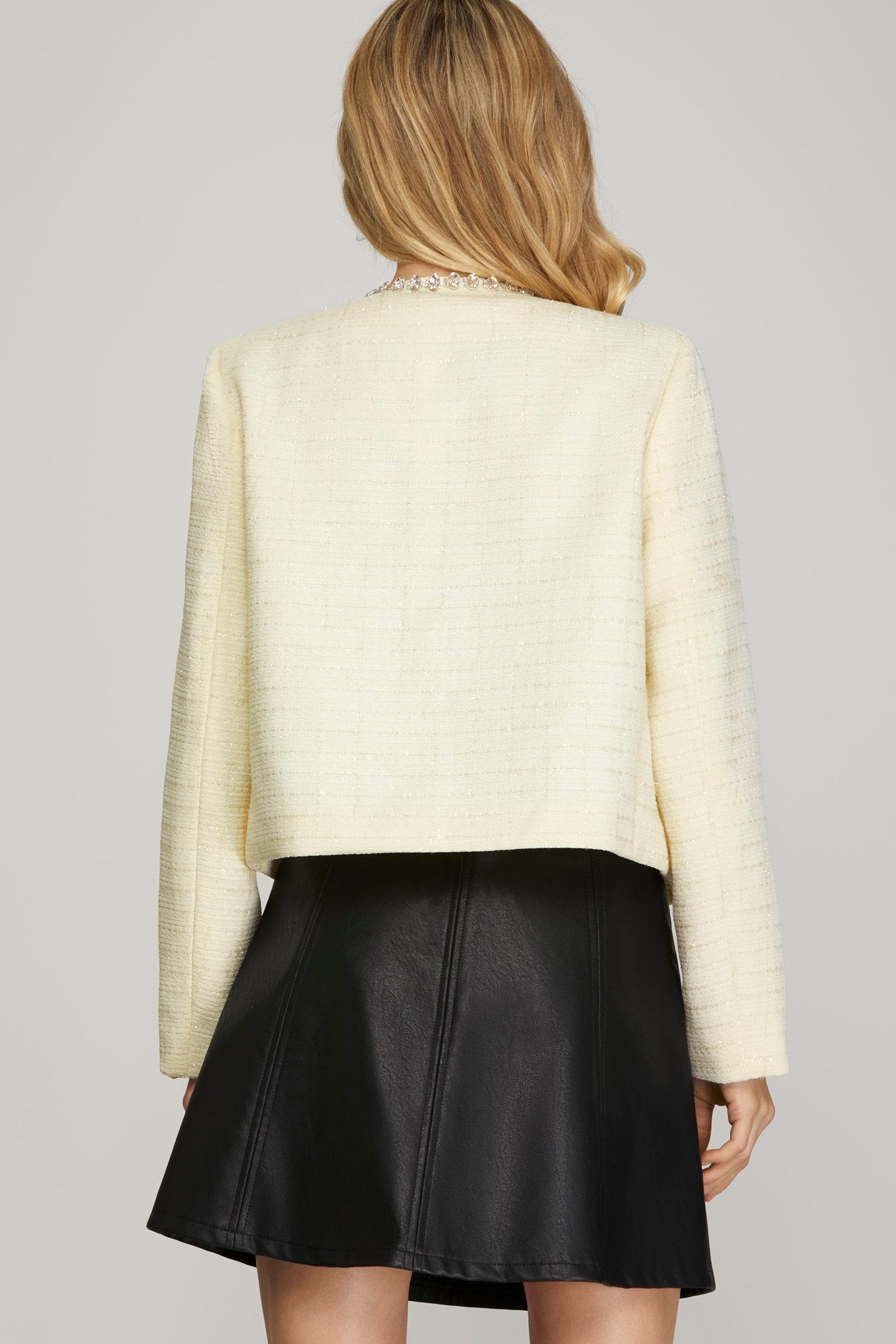 Marseille Rhinestone Trim Jacket