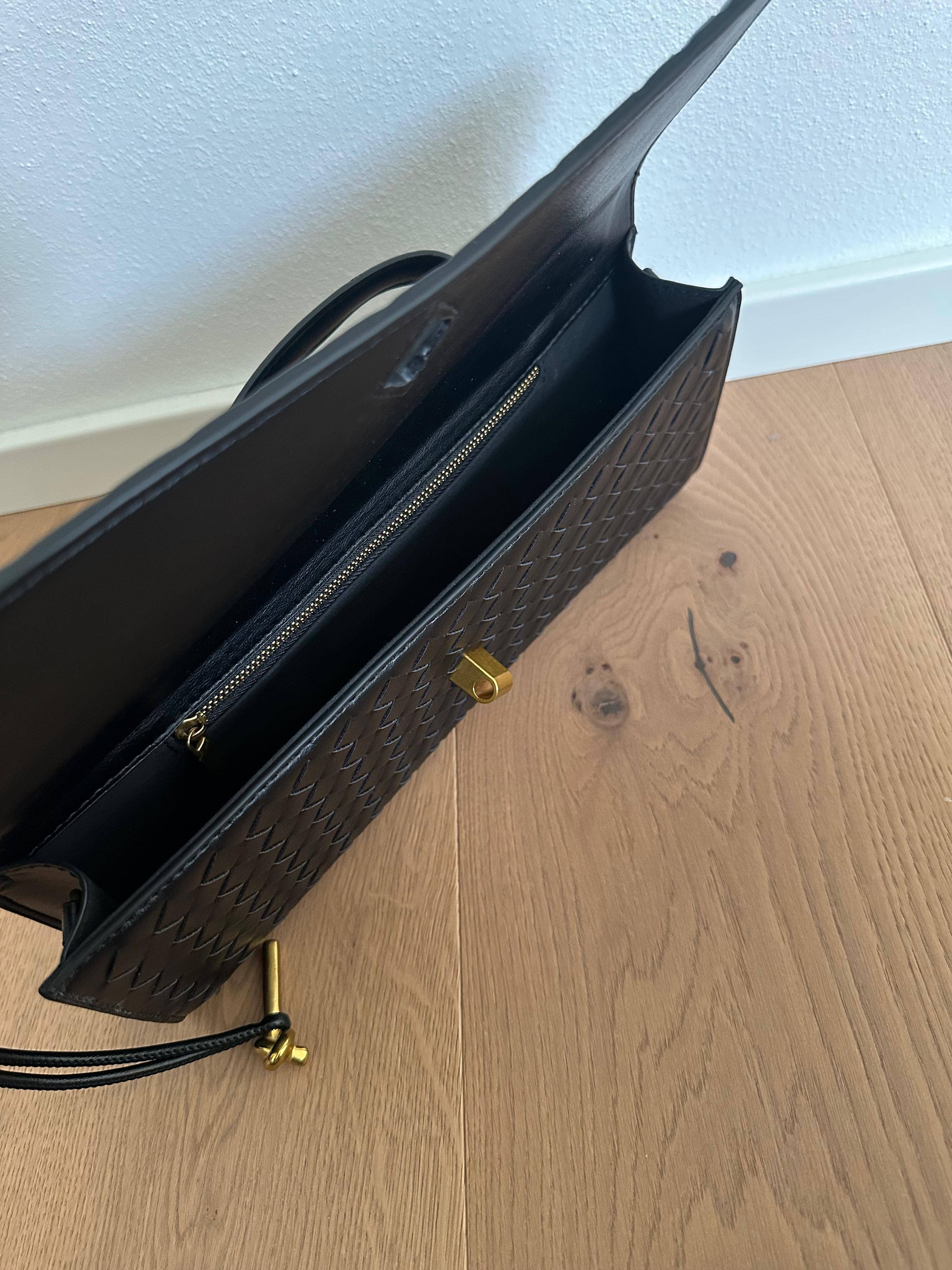 Bianca Woven Clutch in Genuine Leather