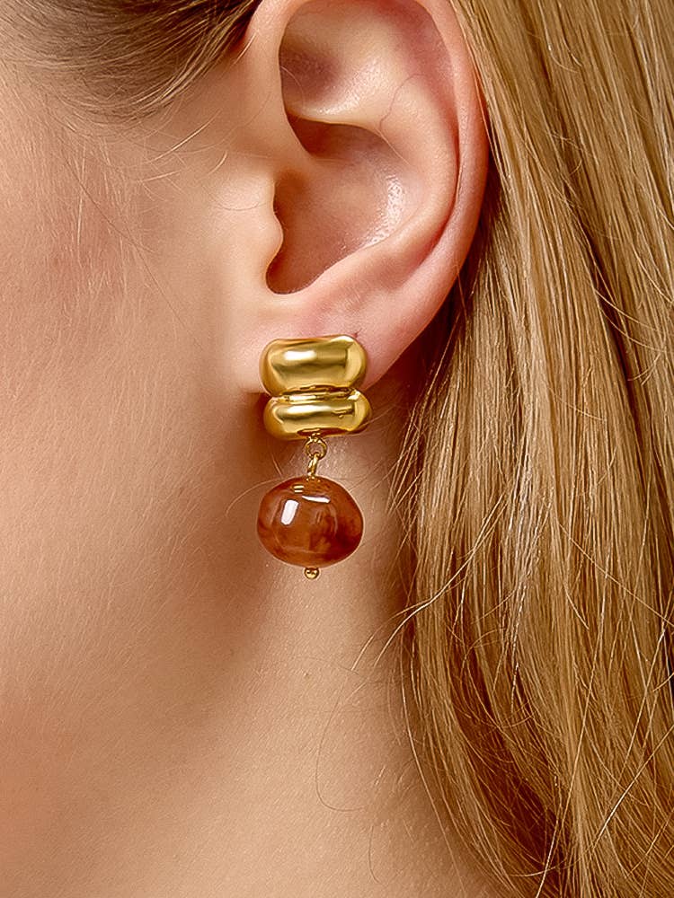 Nina Resin Drop Earrings