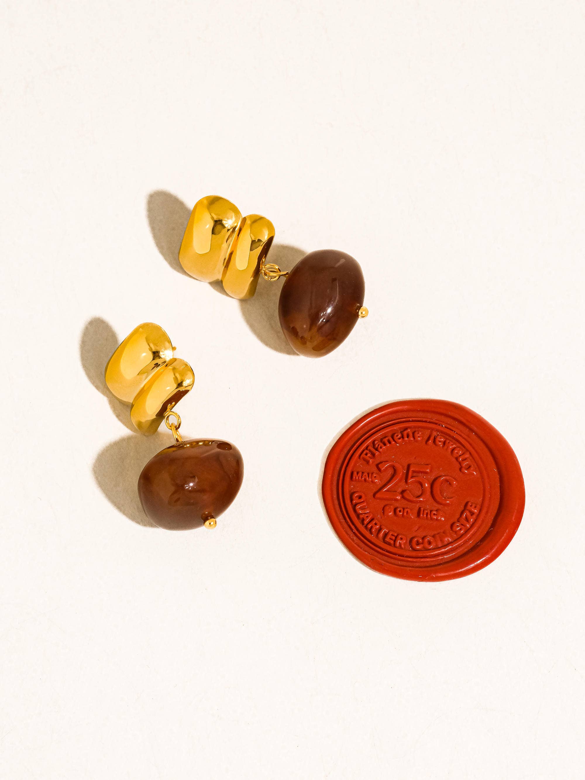 Nina Resin Drop Earrings