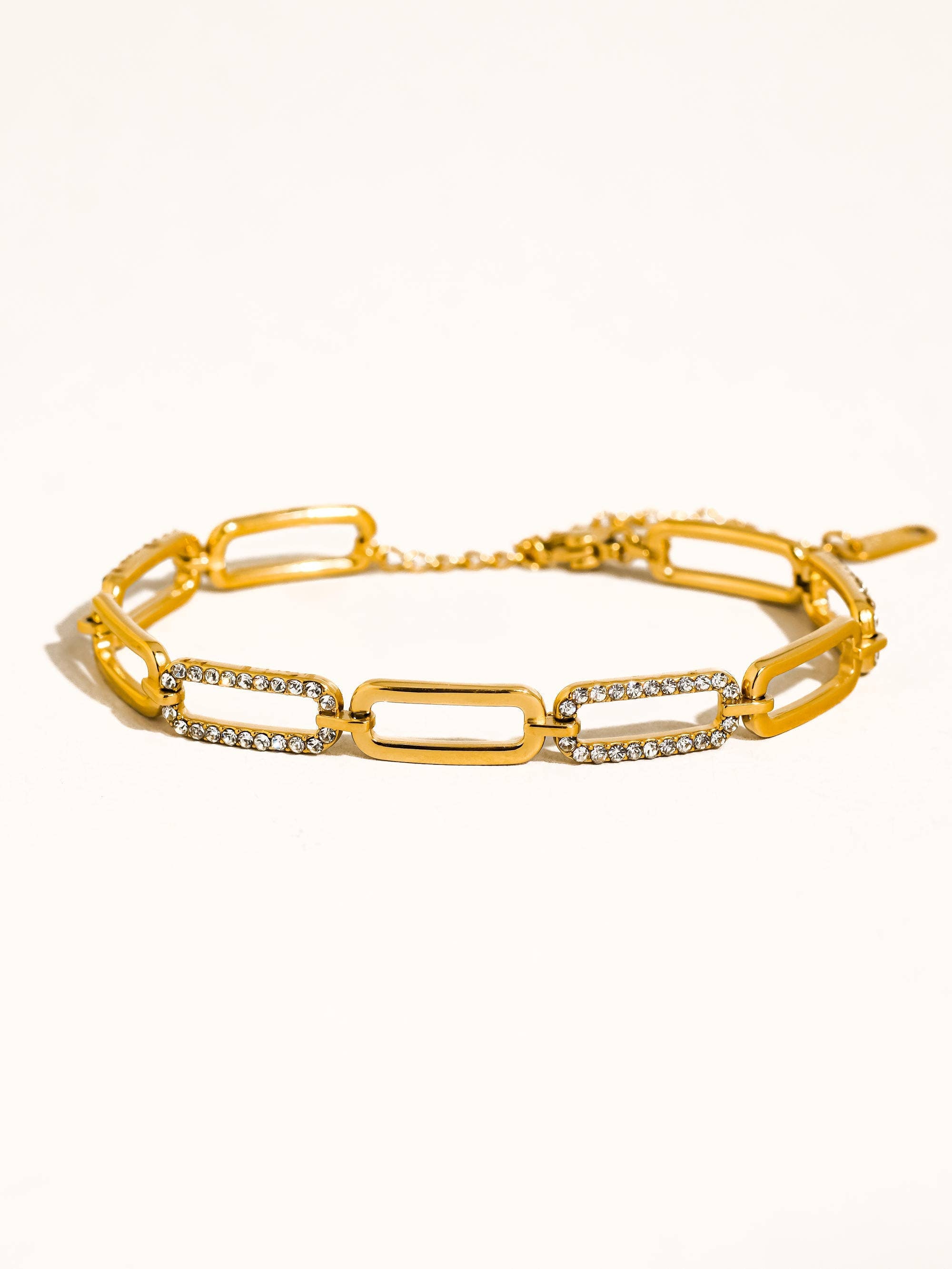 Yvette CZ Chain Bracelet