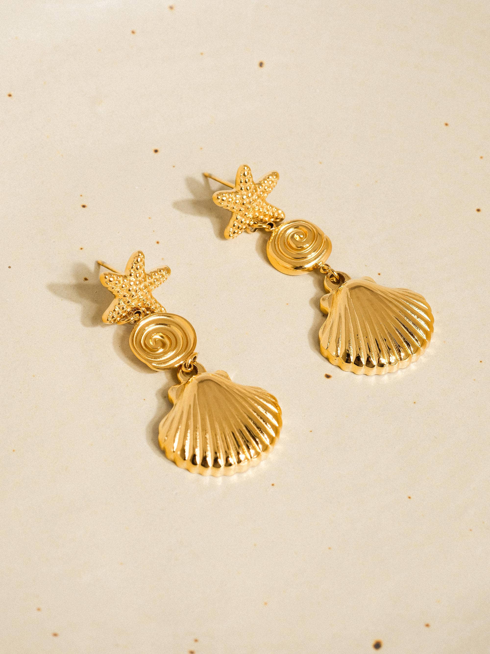Isla Shell Drop Earrings