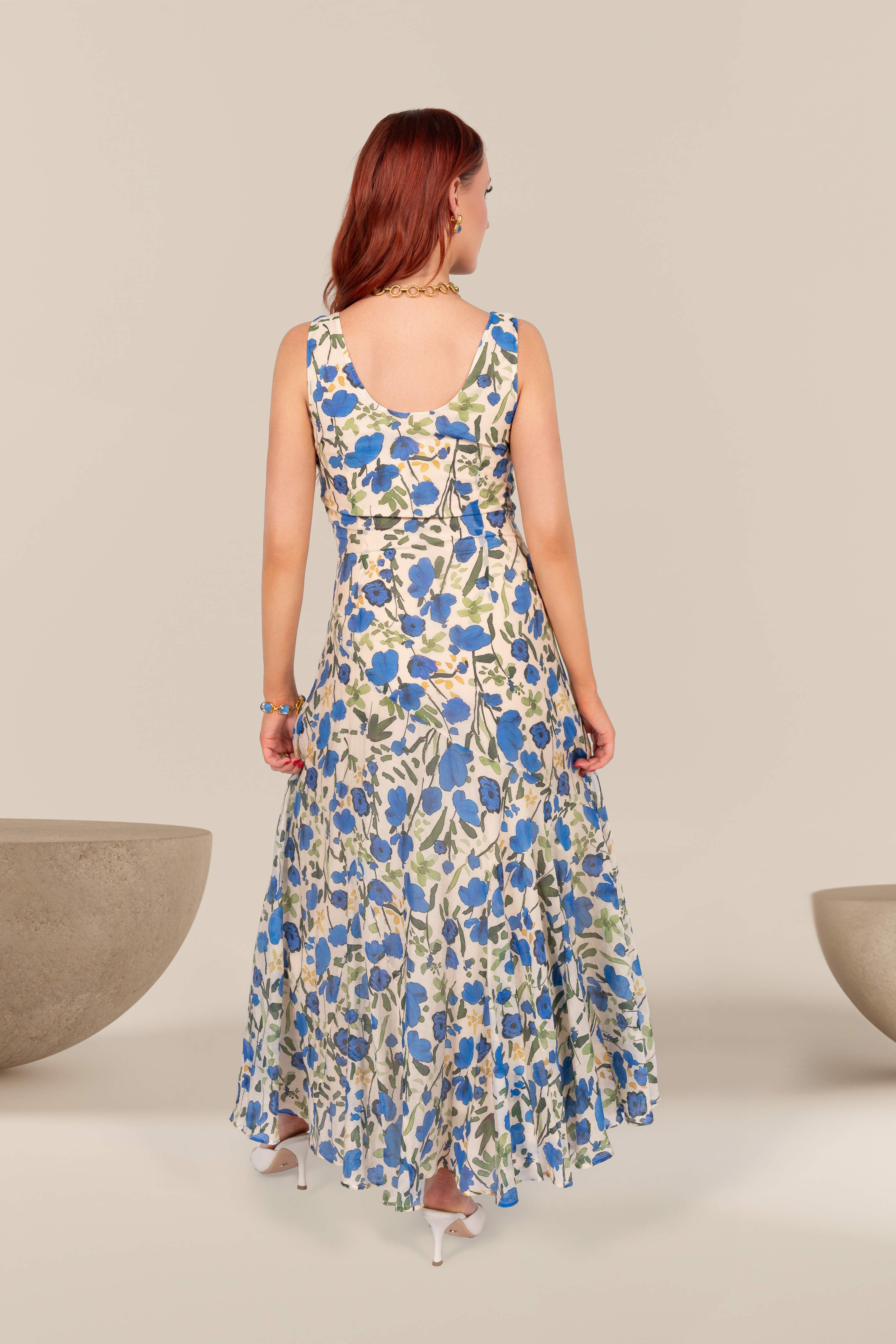 Amelie Floral Midi Dress