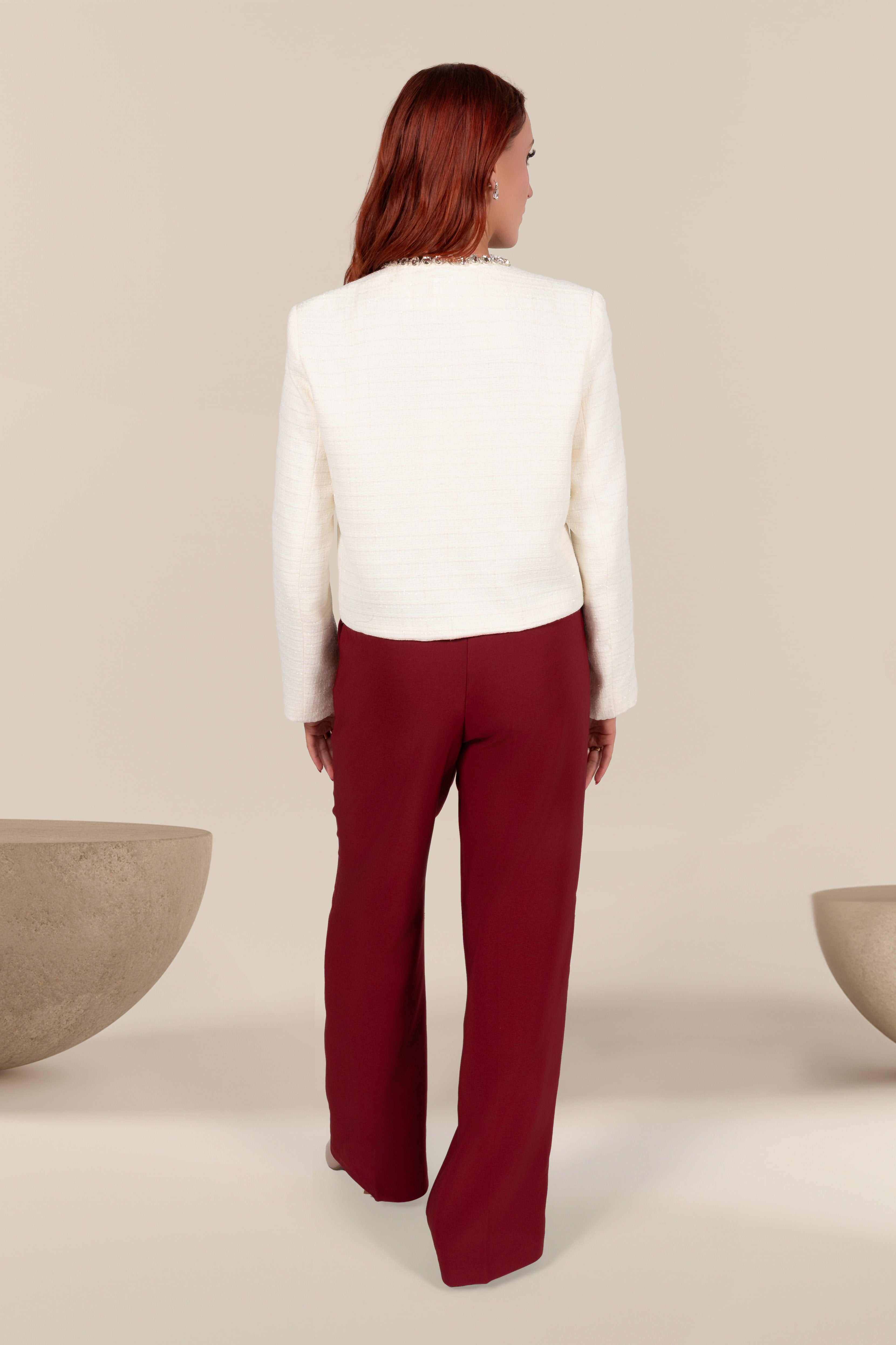 Marseille Rhinestone Trim Jacket