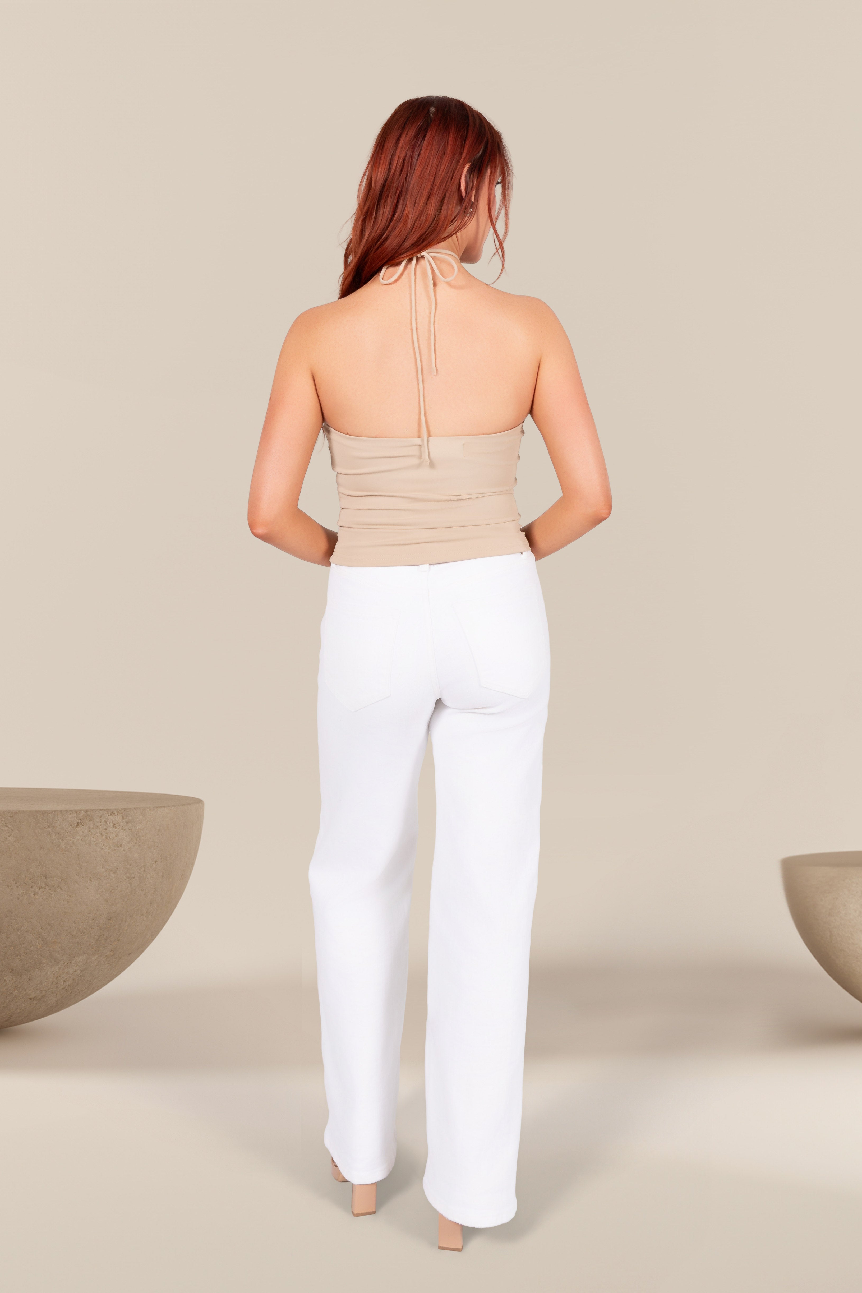 Alondra Halter Knit Top