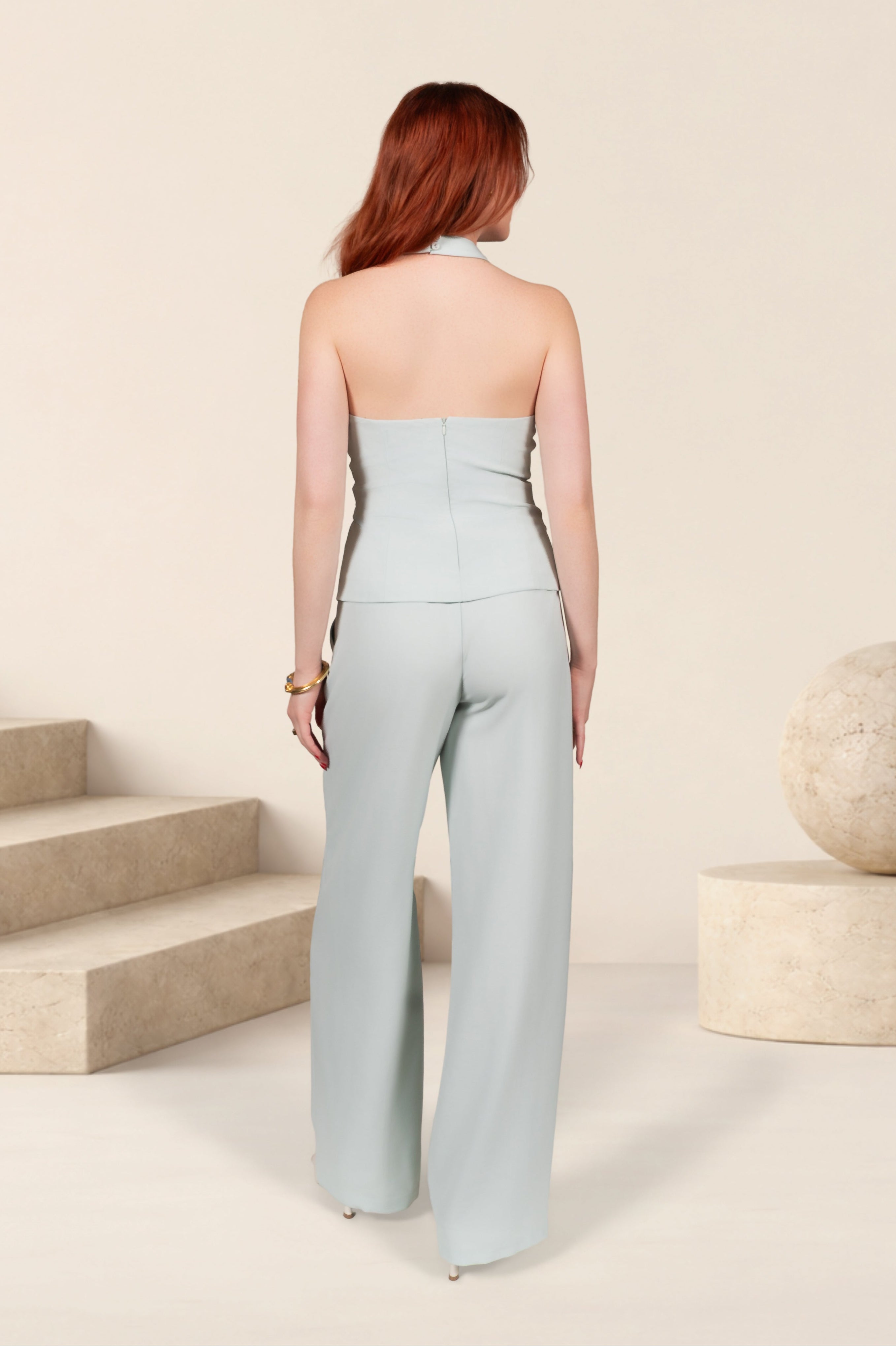 Aris Tailored Halter Top