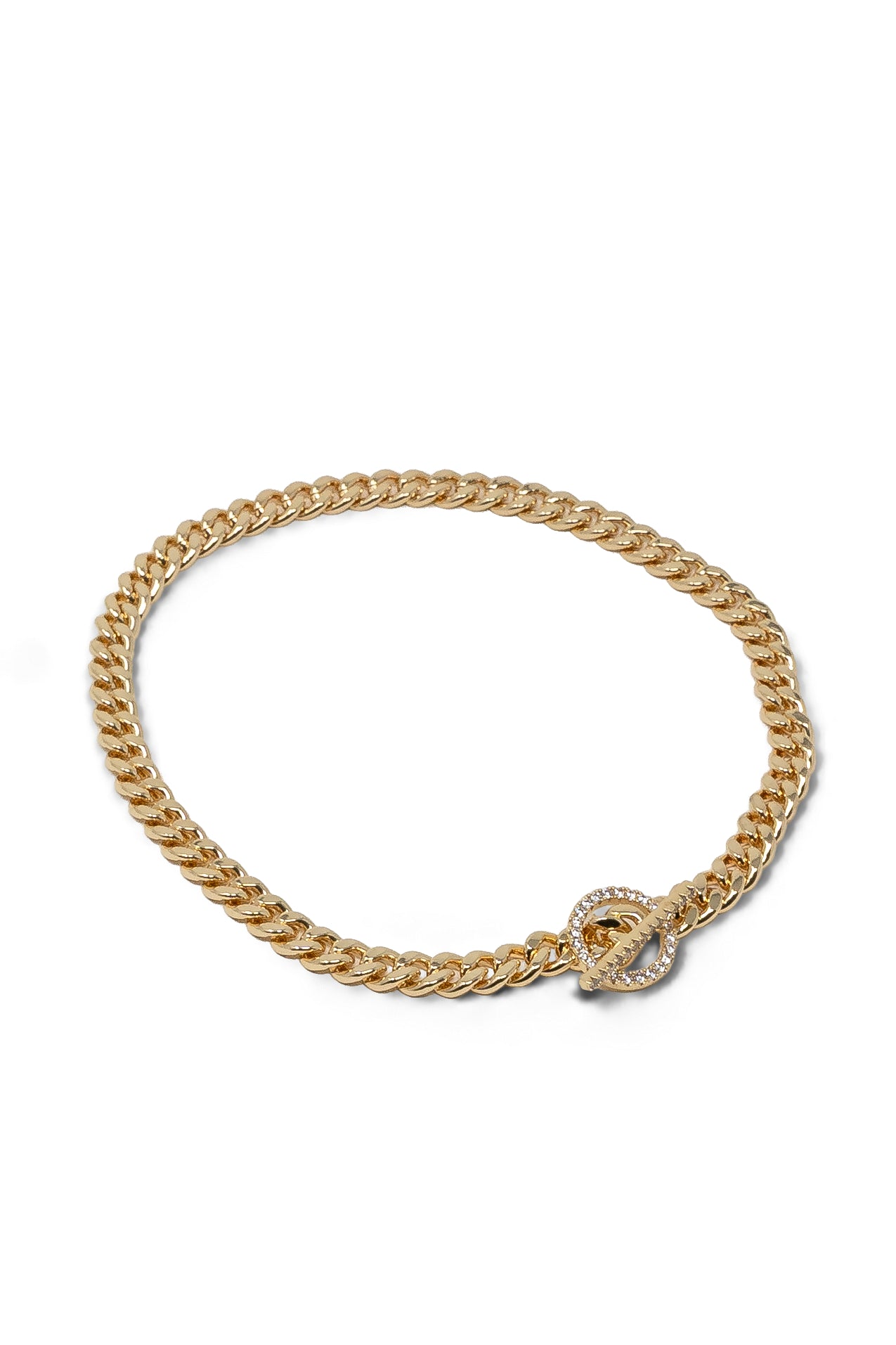 The CZ Toggle Statement Necklace