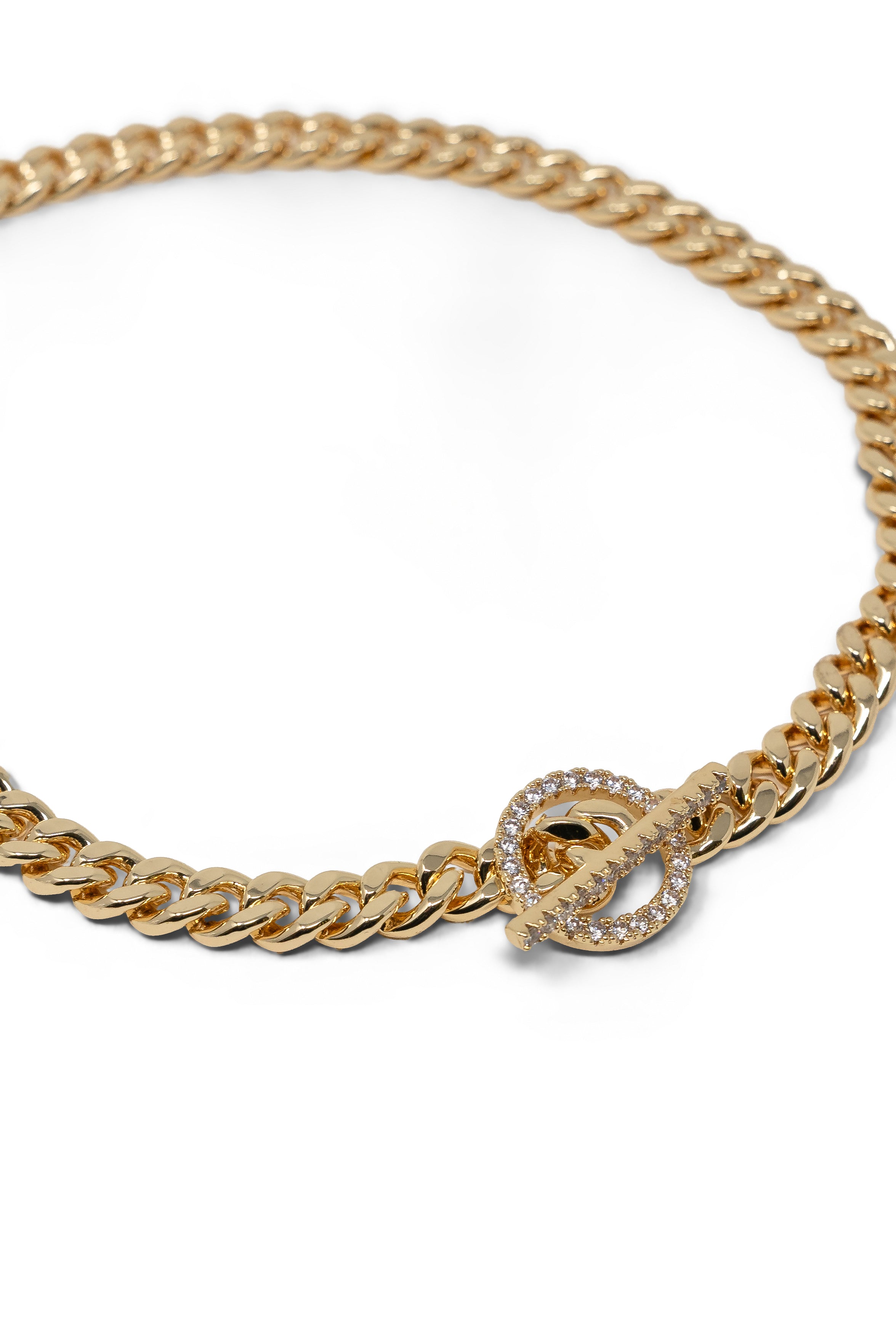 The CZ Toggle Statement Necklace