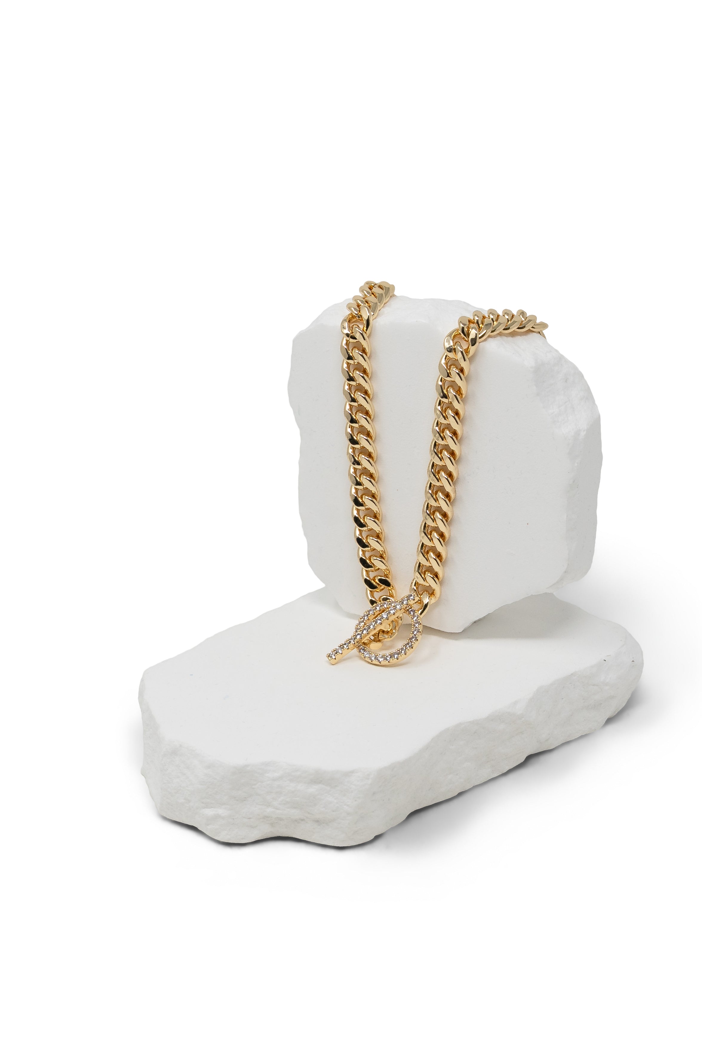 The CZ Toggle Statement Necklace