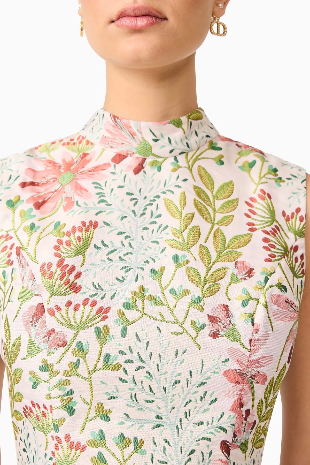 Cassandra Floral Shift Mini Dress