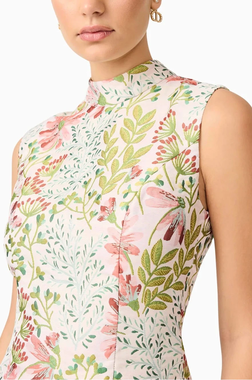 Cassandra Floral Shift Mini Dress