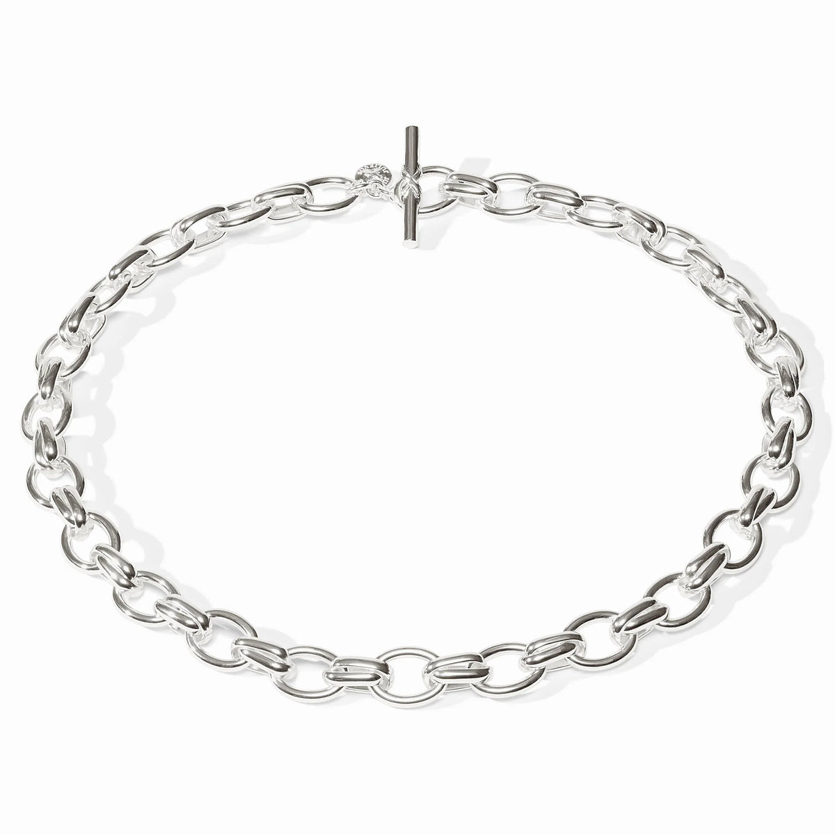 Essex Link Necklace in Silver