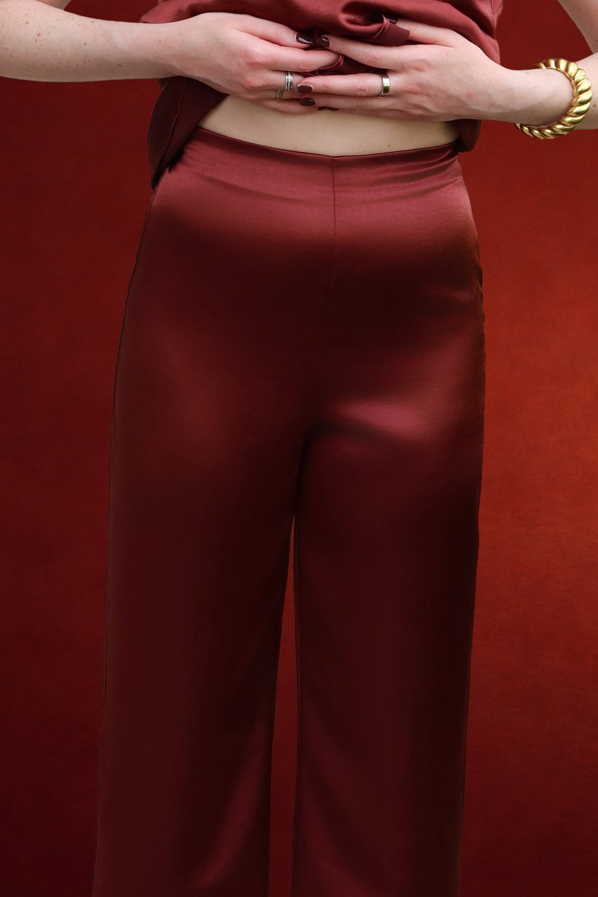 Kennedy Satin Wide Leg Pants