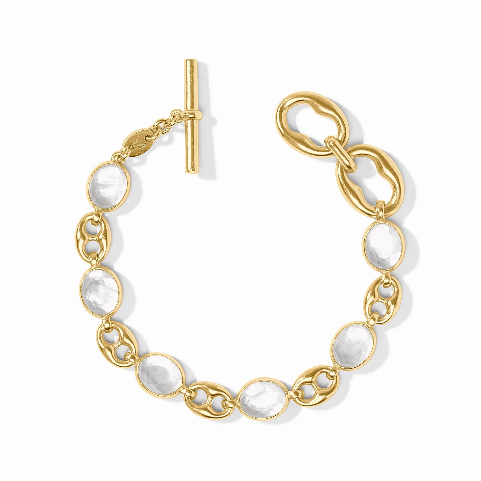 Laguna Stone Bracelet Iridescent Melon