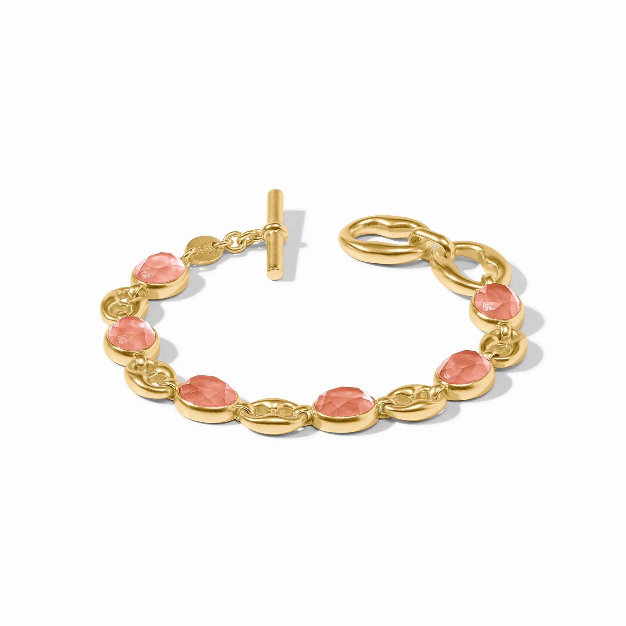 Laguna Stone Bracelet Iridescent Melon