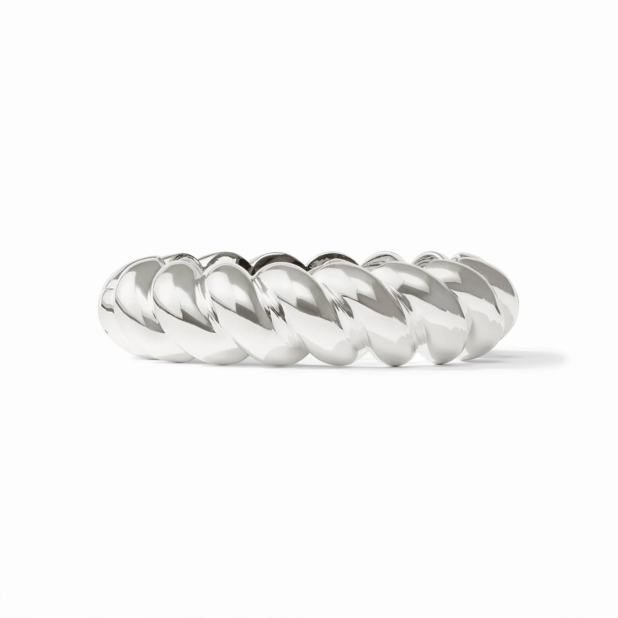 Ravello Statement Hinge Bangle in Silver