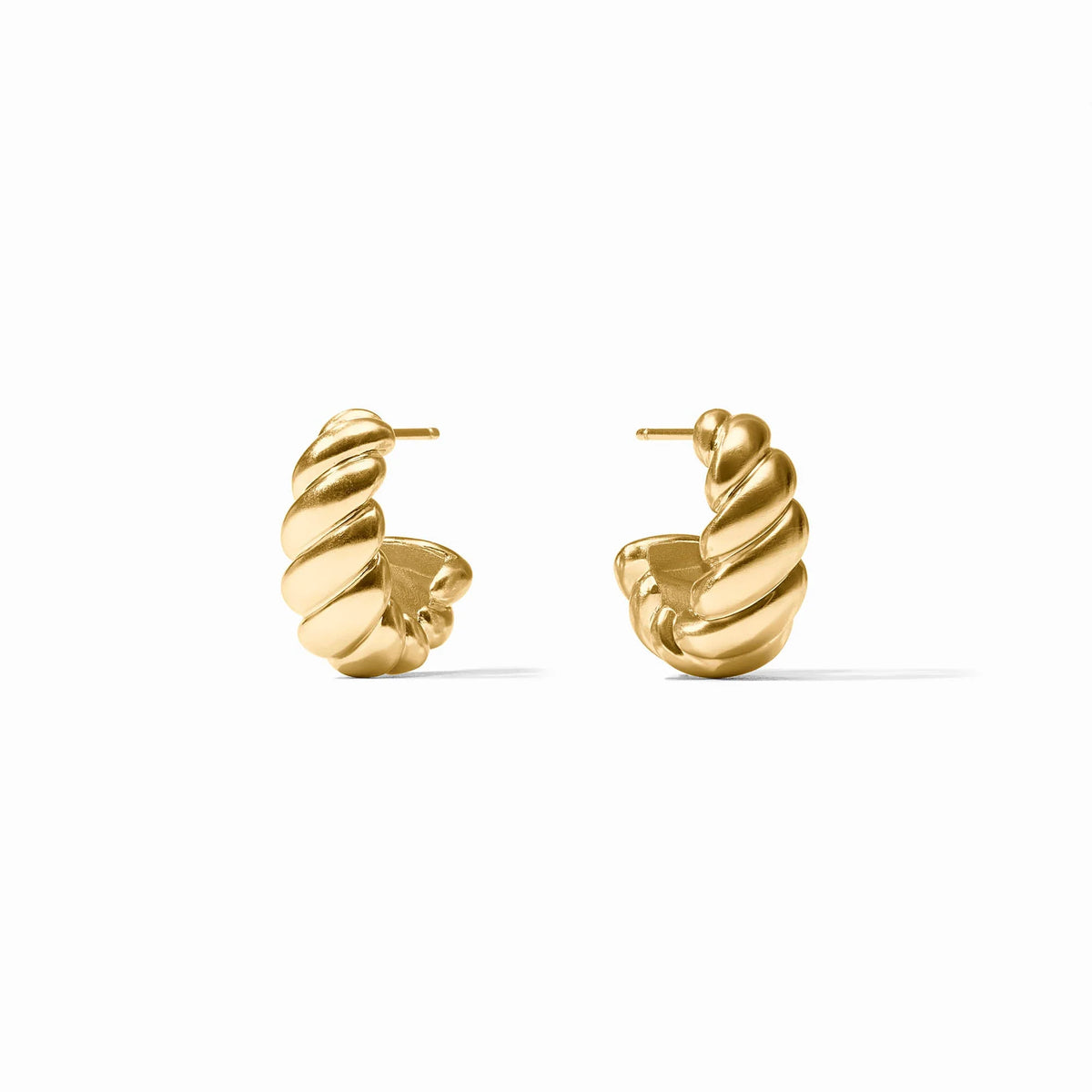 Ravello Statement Hoop in Gold