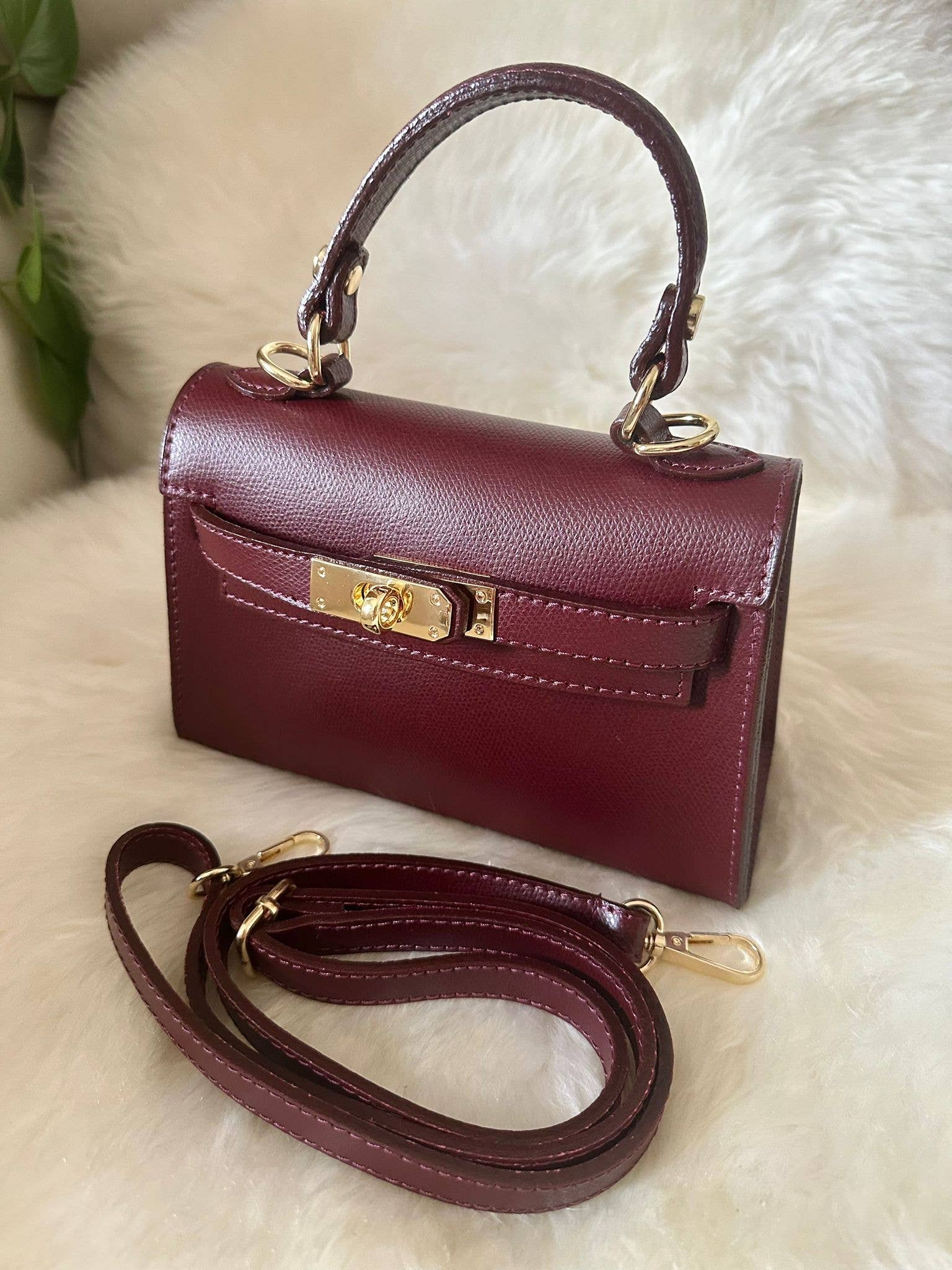Mini Kallie Genuine Leather Bag