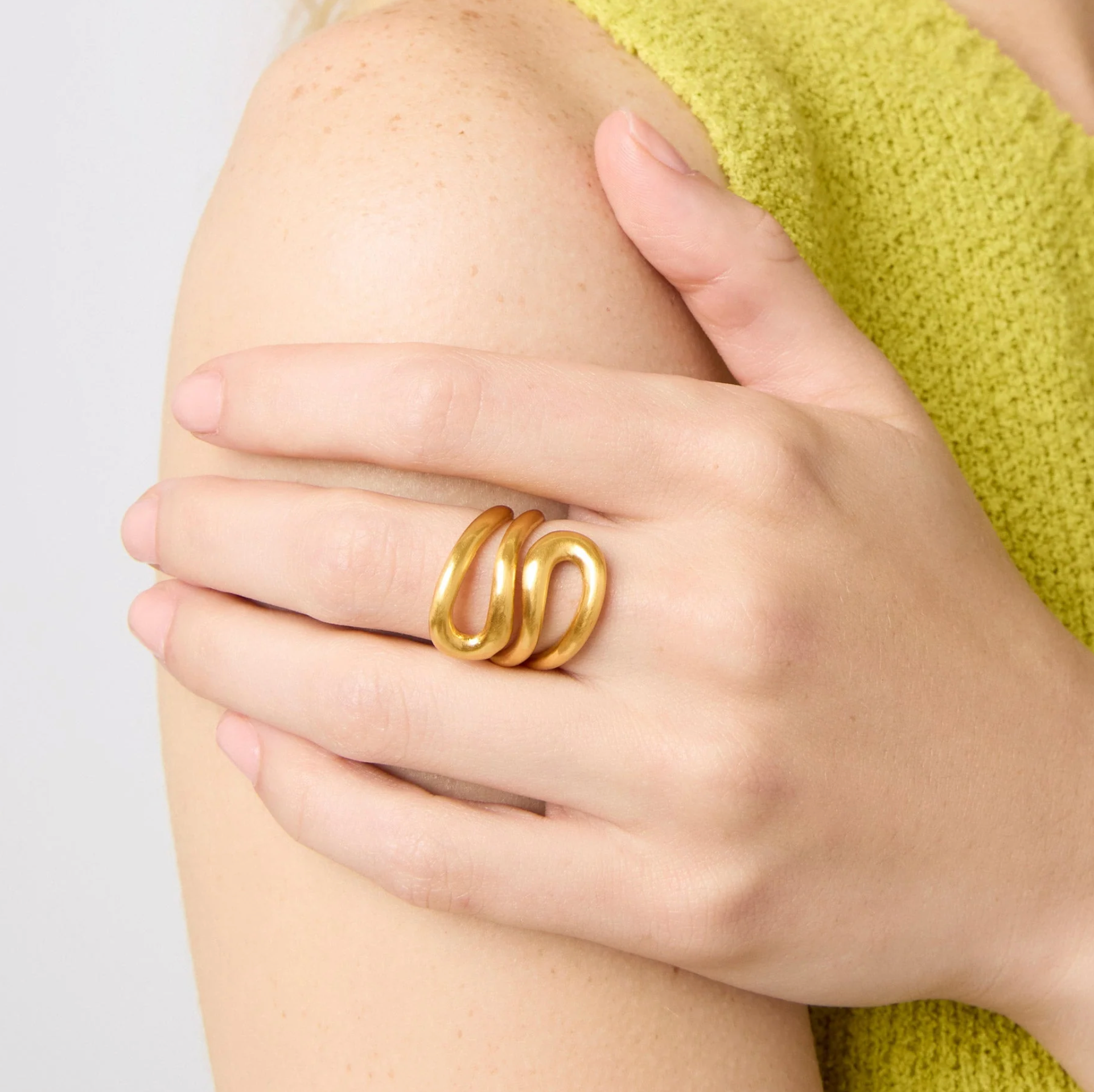 Julie Vos Wave Wrap Ring