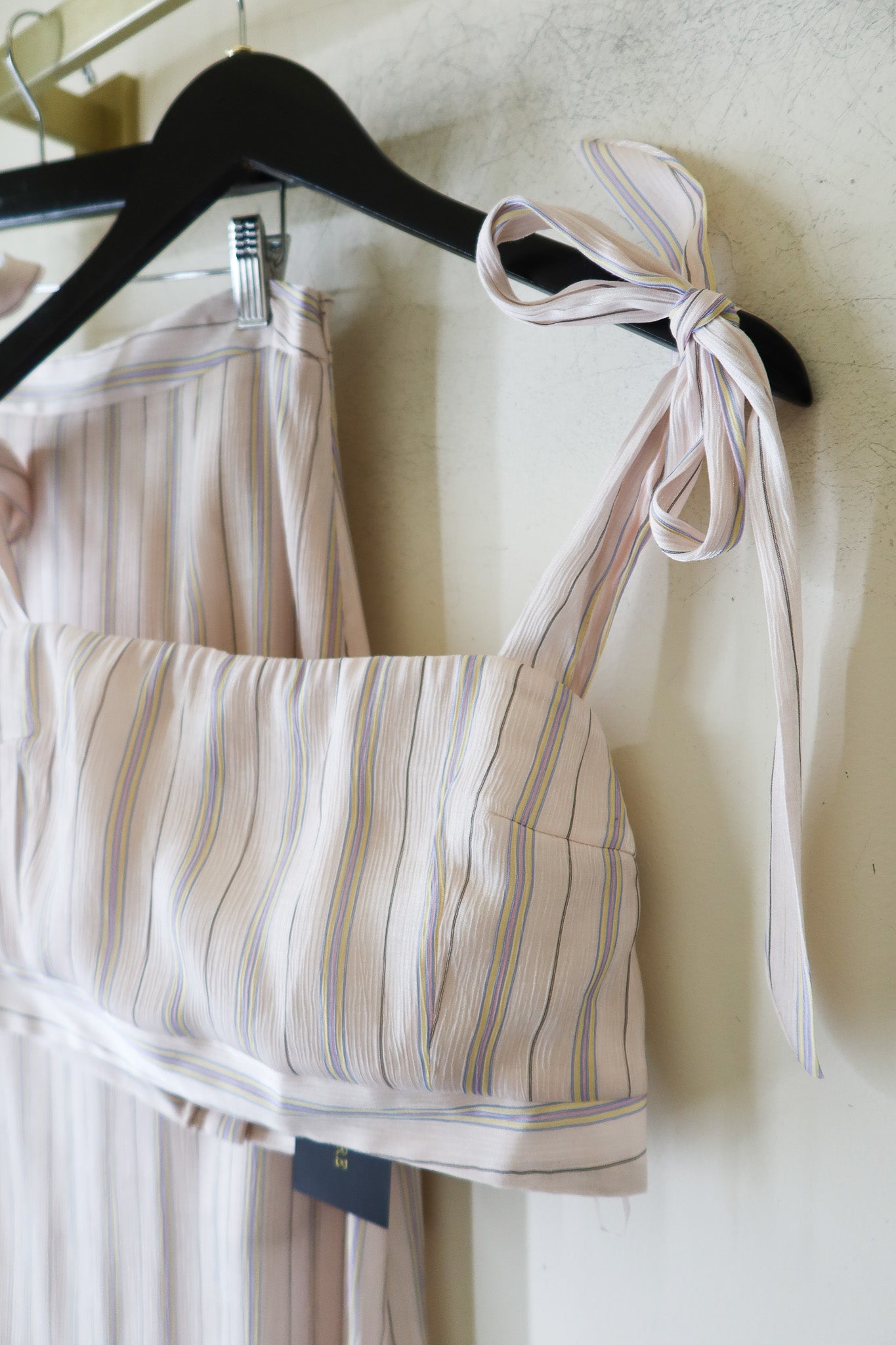 Striped Two-Piece Skirt Set