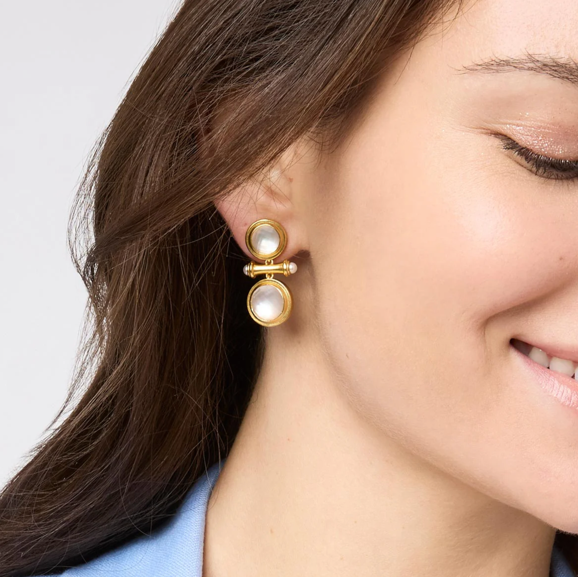 Julie Vos Bamboo Midi Earring