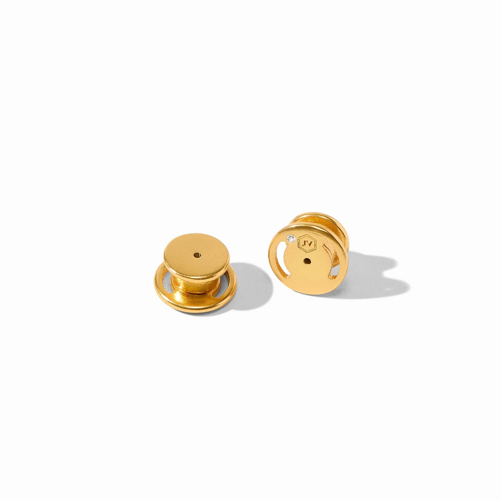 Julie Vos Bamboo Doorknocker Earring Pearl