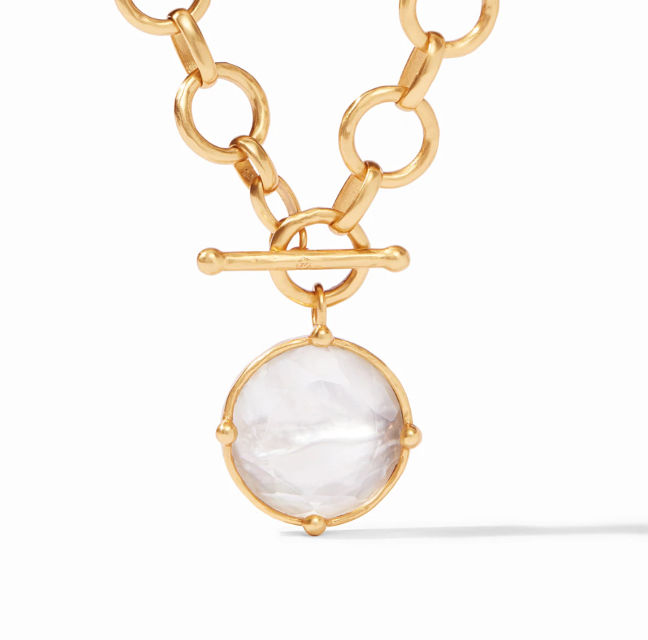 Julie Vos honeybee statement necklace clear crystal.png