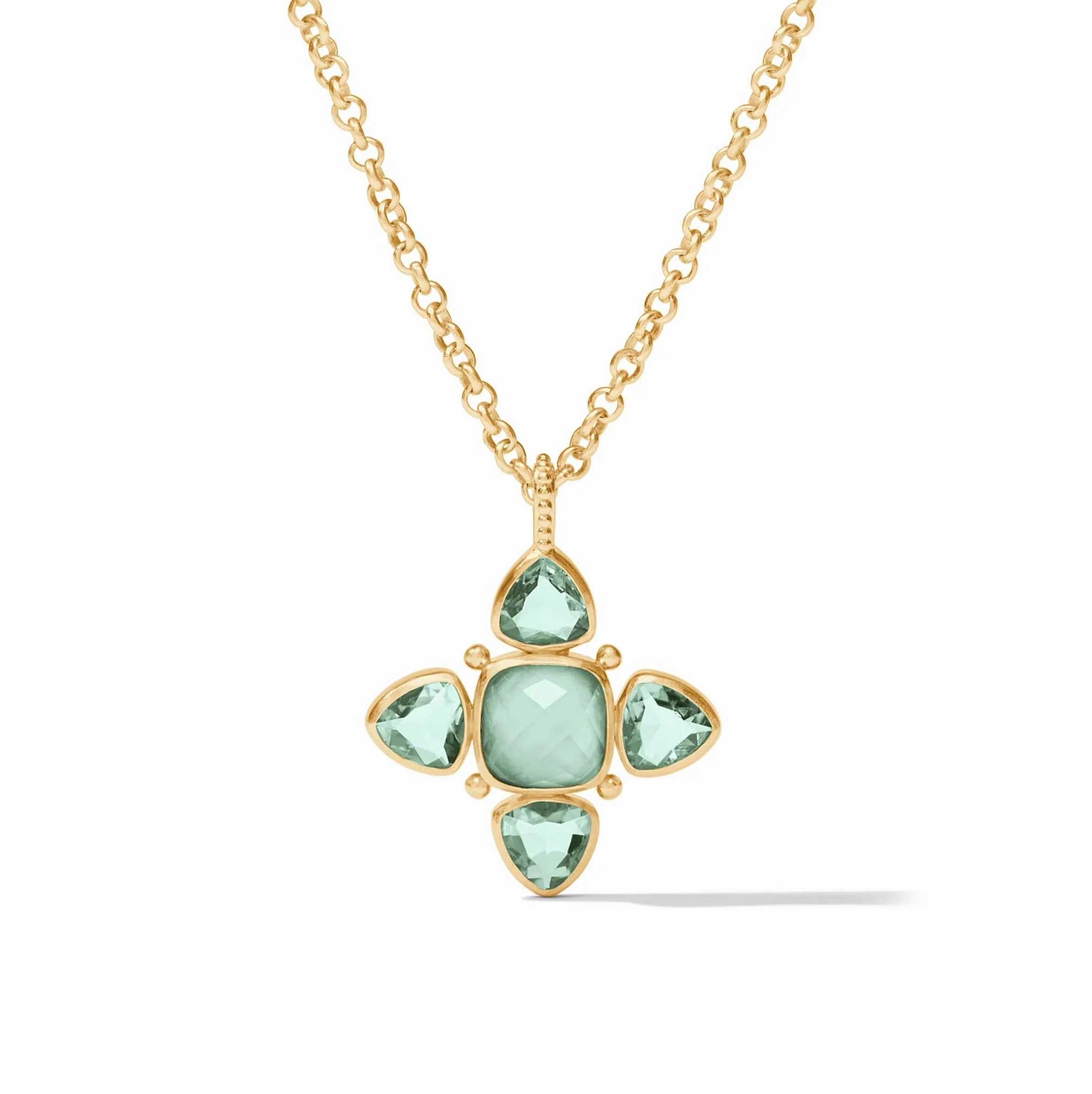 Aquitaine Pendant Iridescent Aquamarine Blue