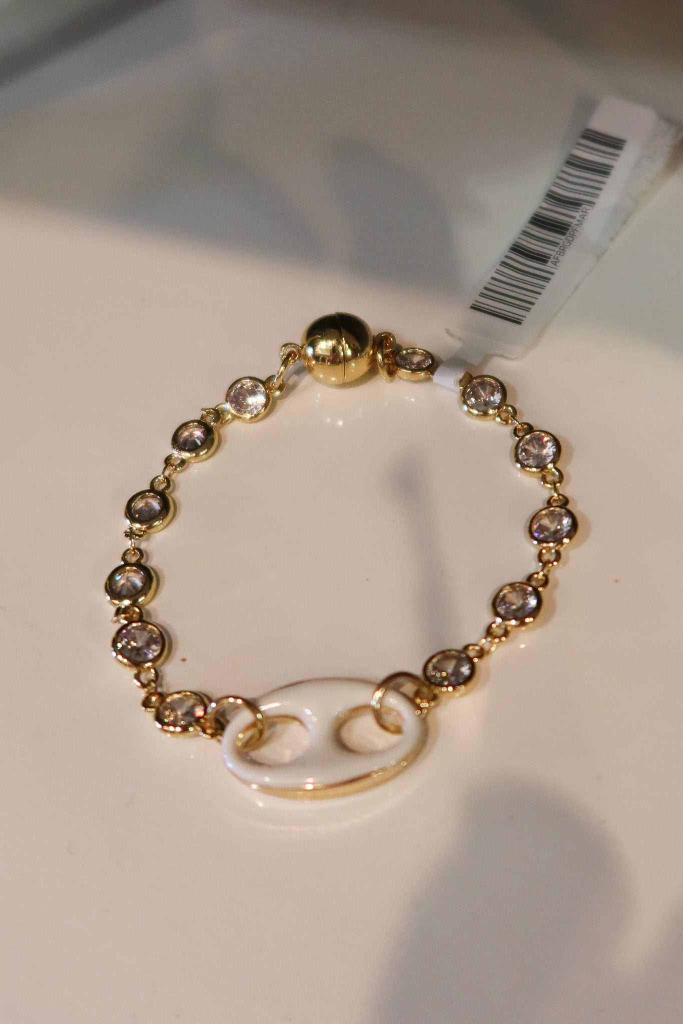 Puffed Mariner CZ Bracelet