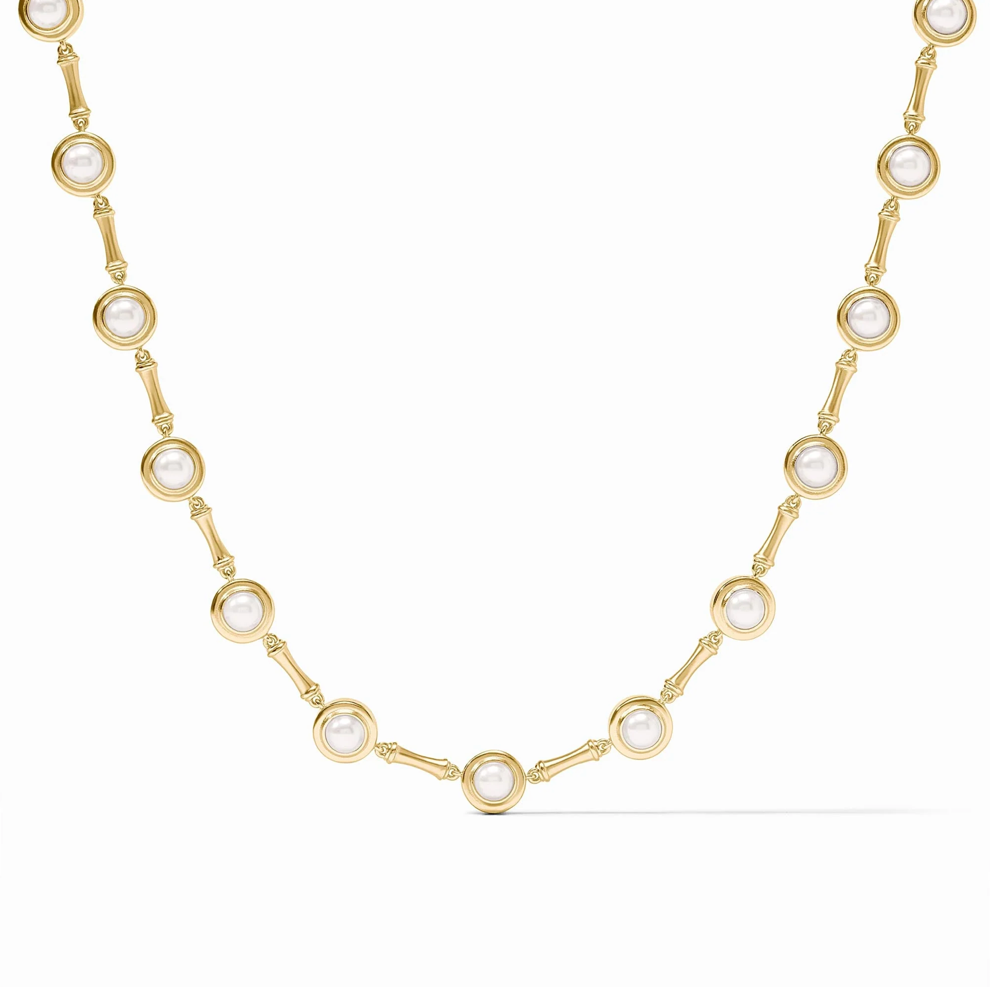 Julie Vos Bamboo Pearl Necklace