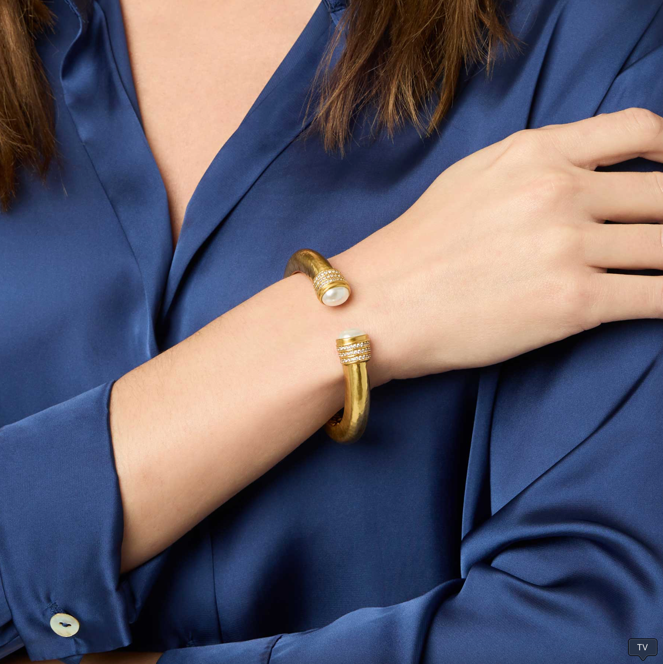 Luna Demi Cuff Pearl