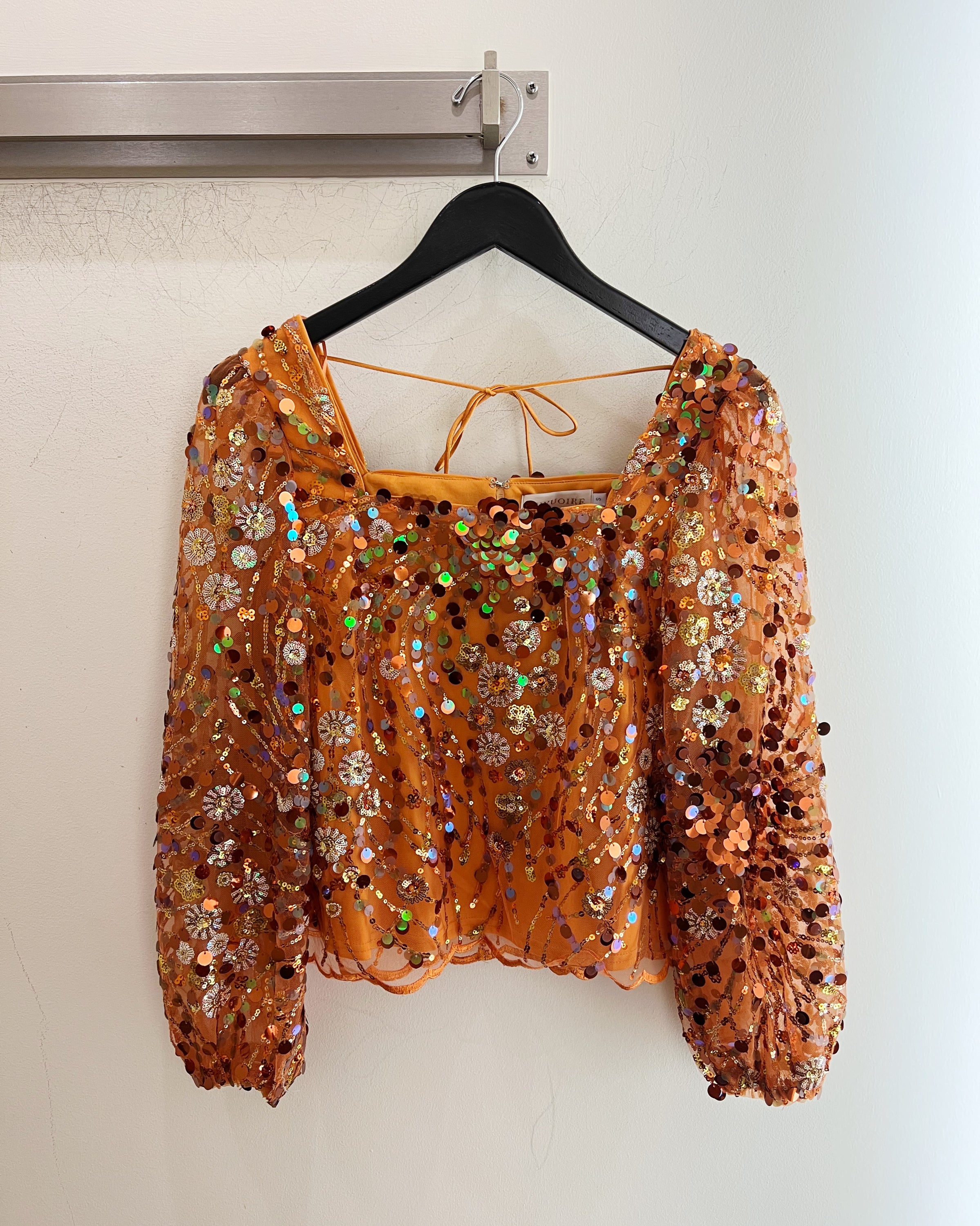 Topaz Sequin Longsleeve Top