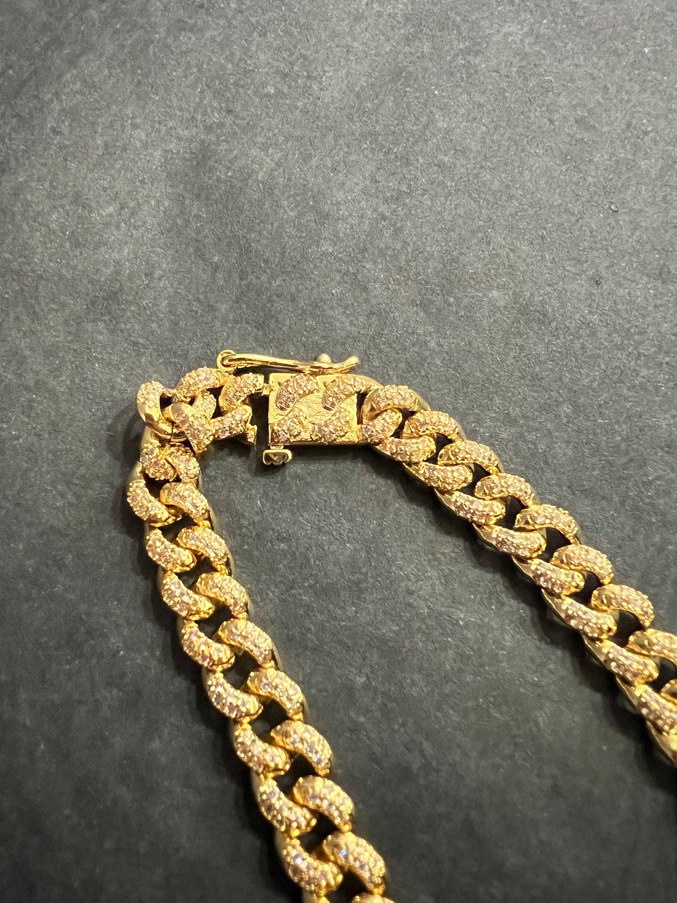 Pave Curb Chain Necklace