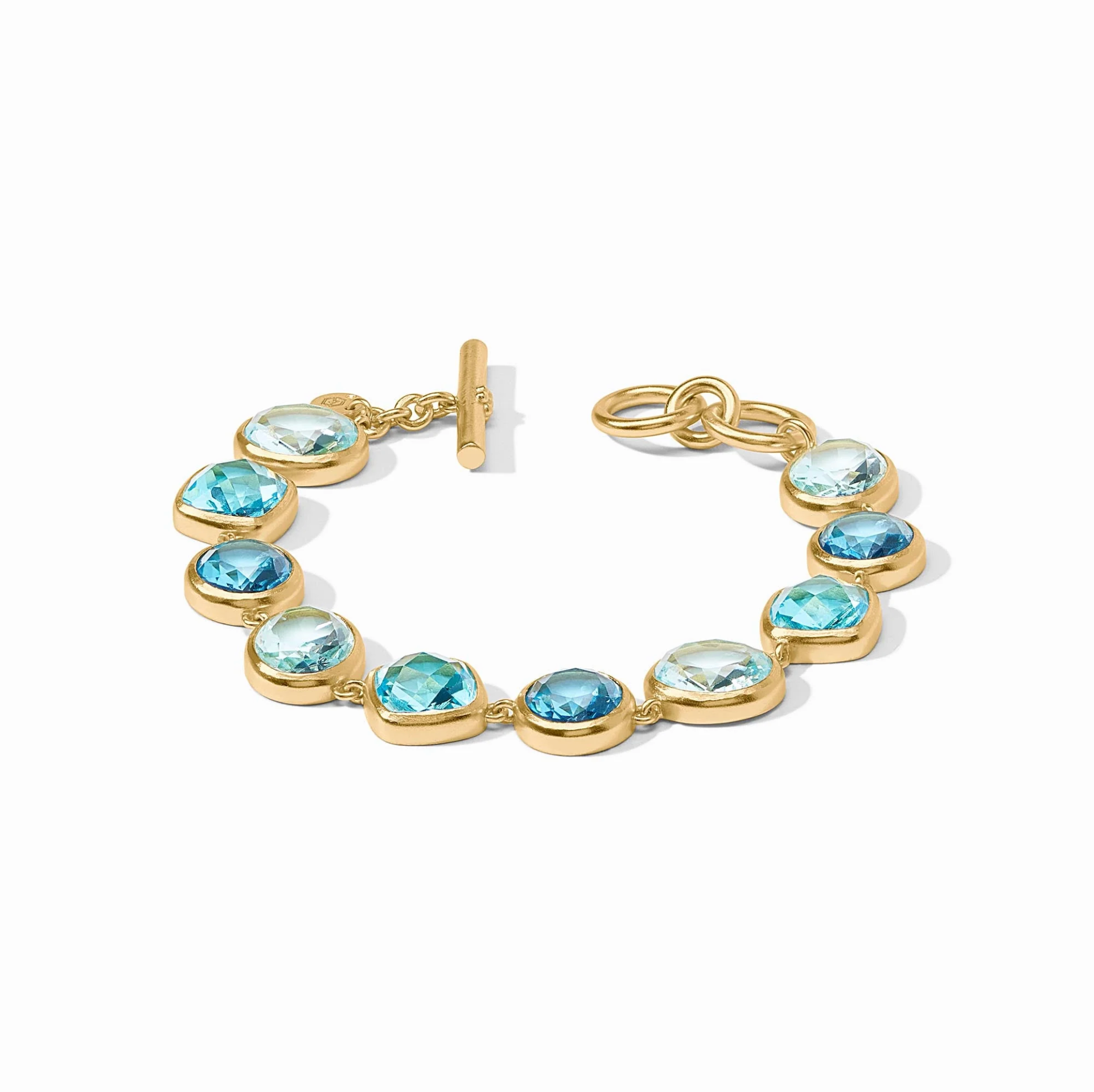 Kaleidoscope Tennis Bracelet Bahamian Blue