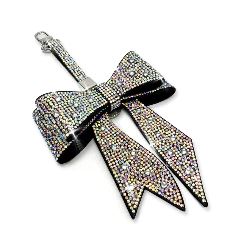 Bejeweled Bow Purse Charm