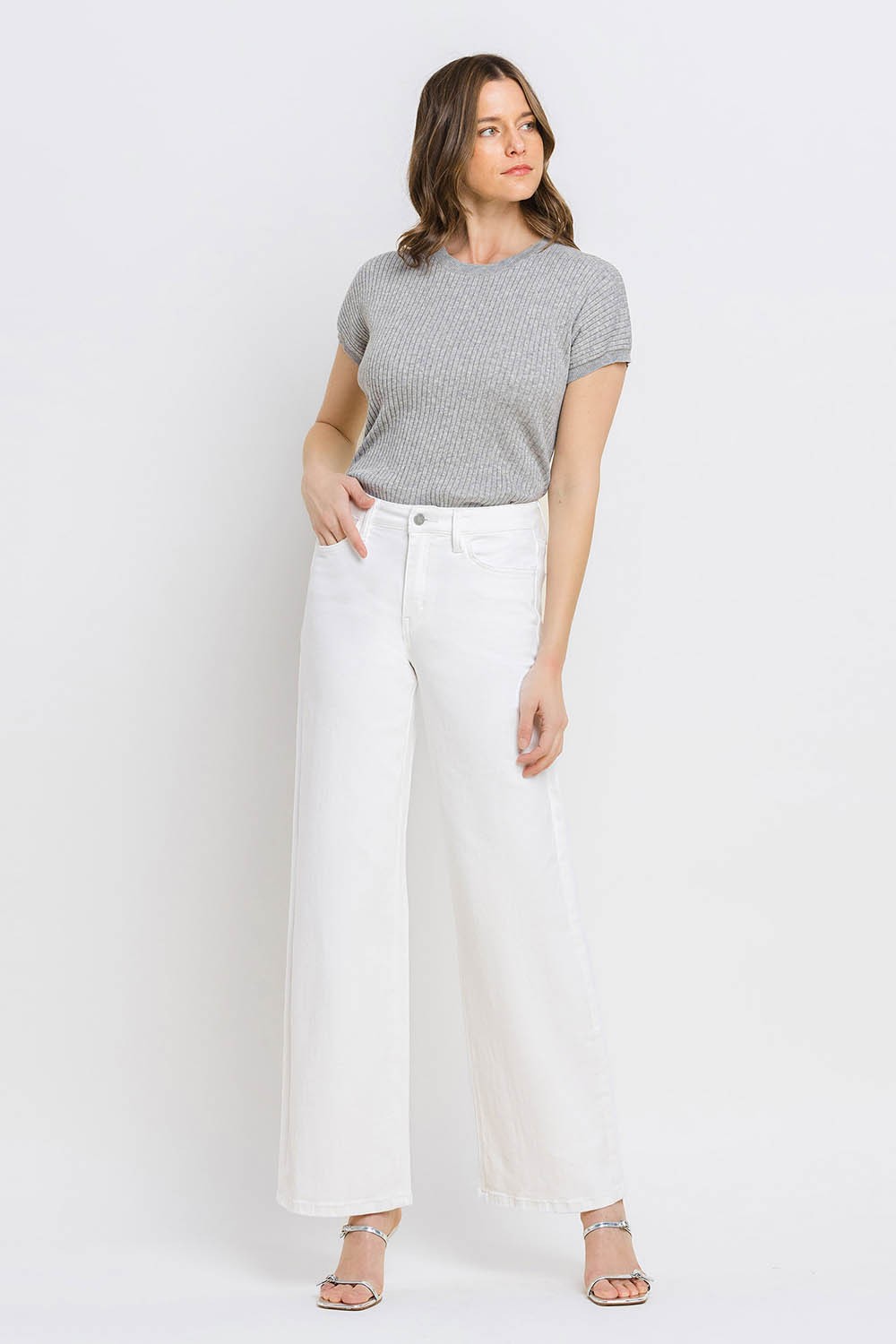 Emerson High Rise Wide Leg Jean
