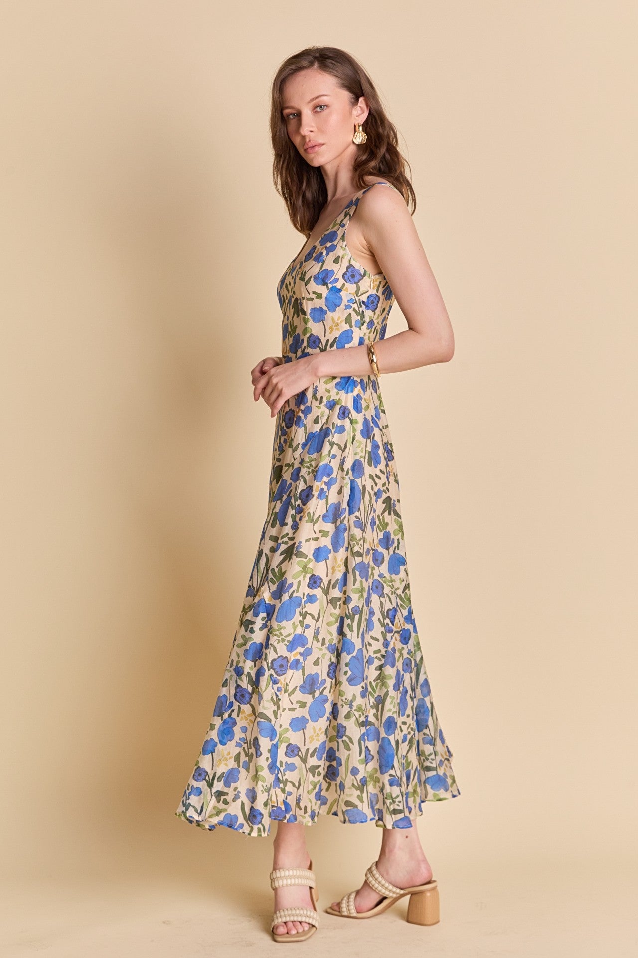 Amelie Floral Midi Dress