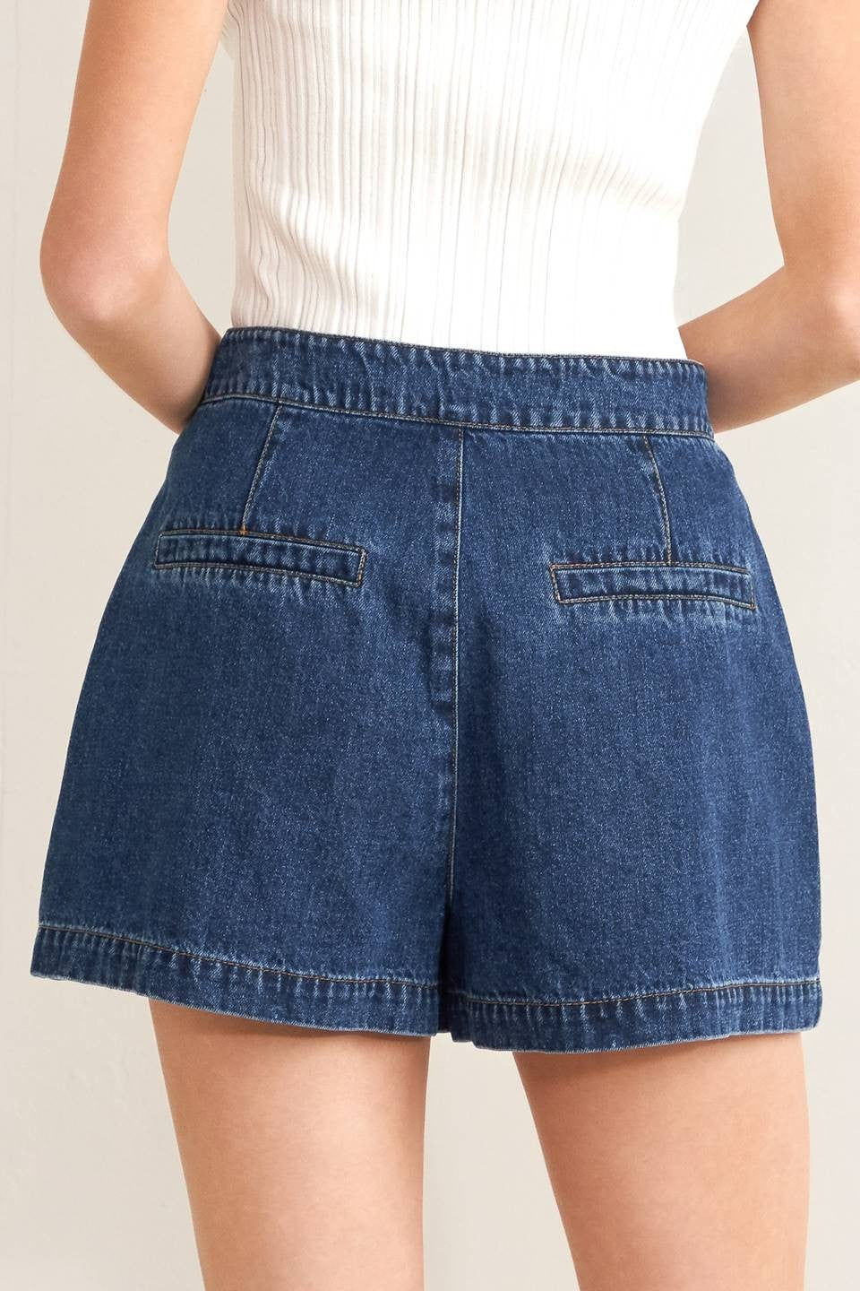 Sydney Denim Tailored Shorts