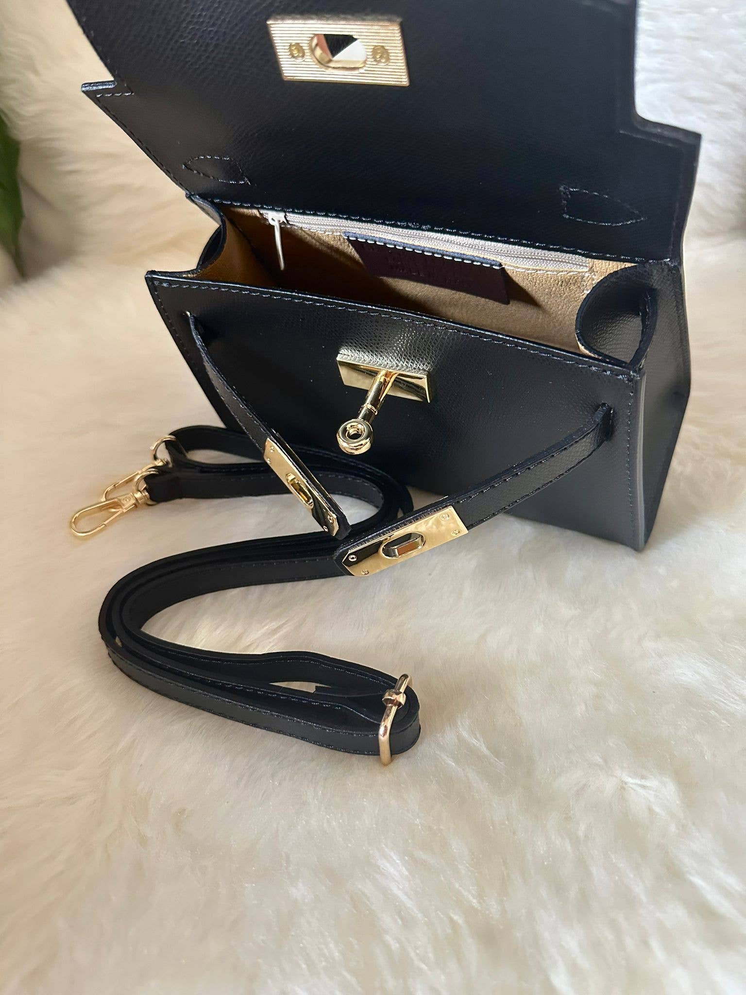 Mini Kallie Genuine Leather Bag