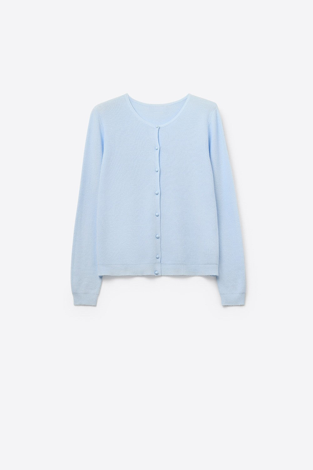 Willa Classic Knit Cardigan in Blue