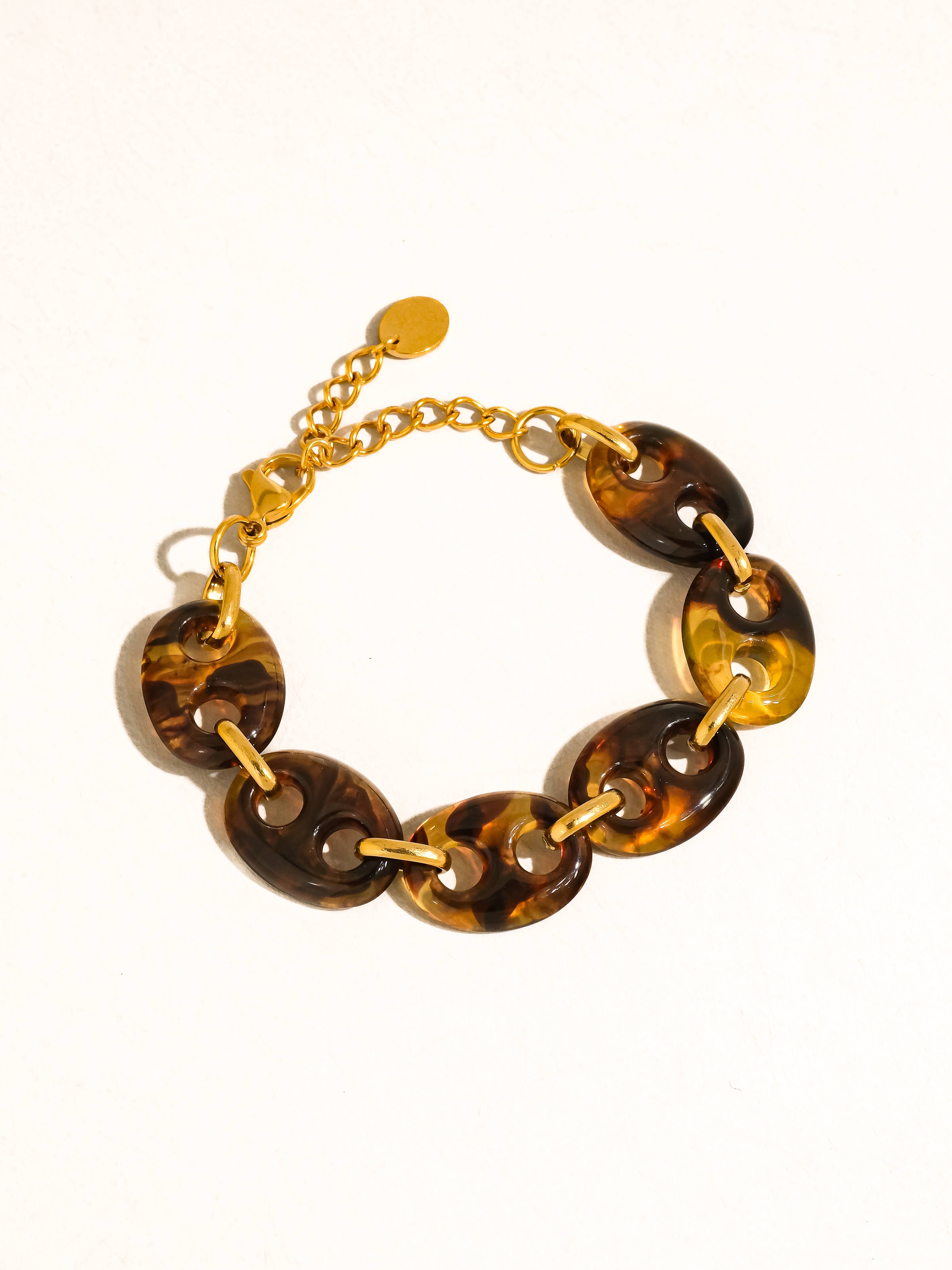 Sienna Chunky Resin Link Bracelet